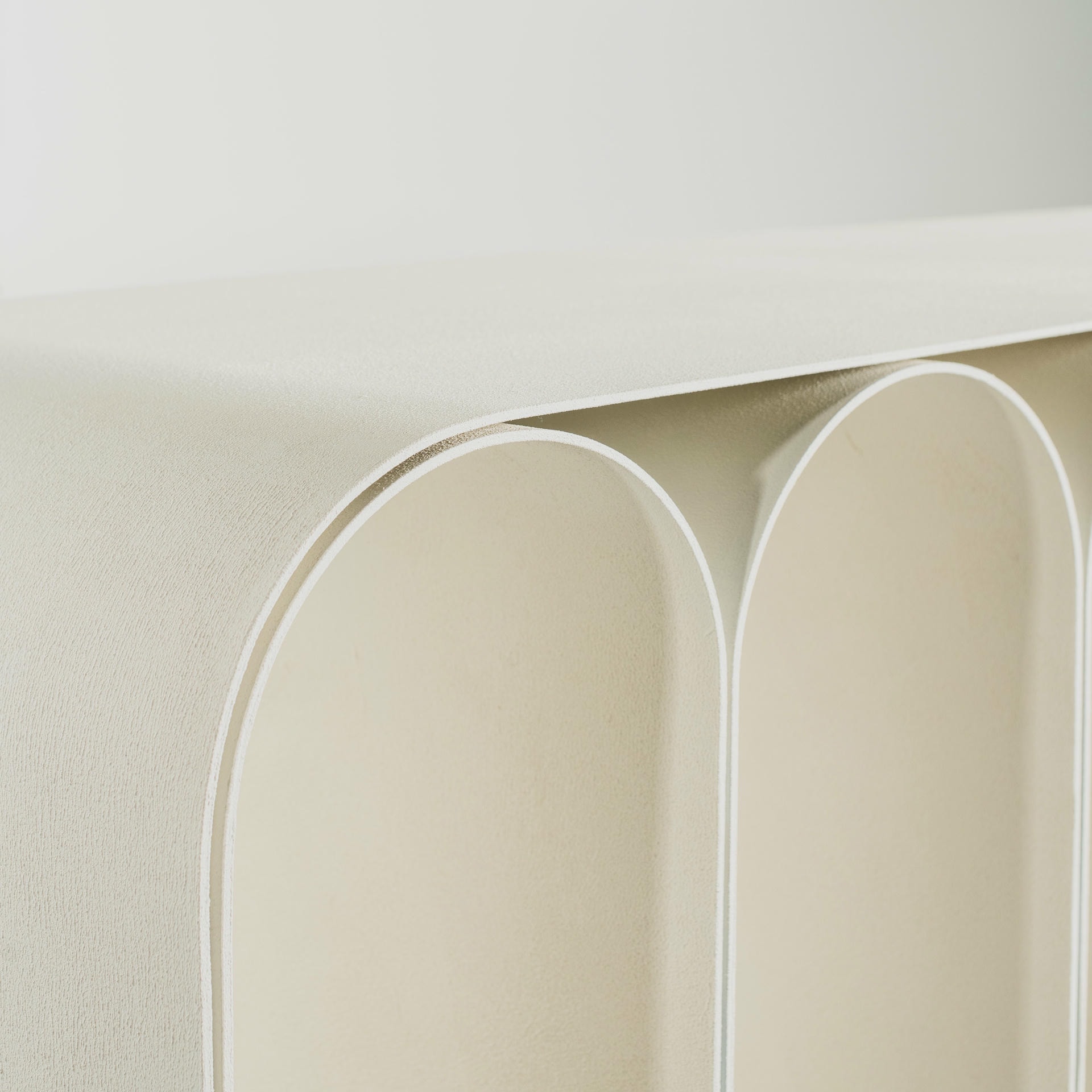 Contemporary White Plaster Arch Console by Pietro Franceschini 6