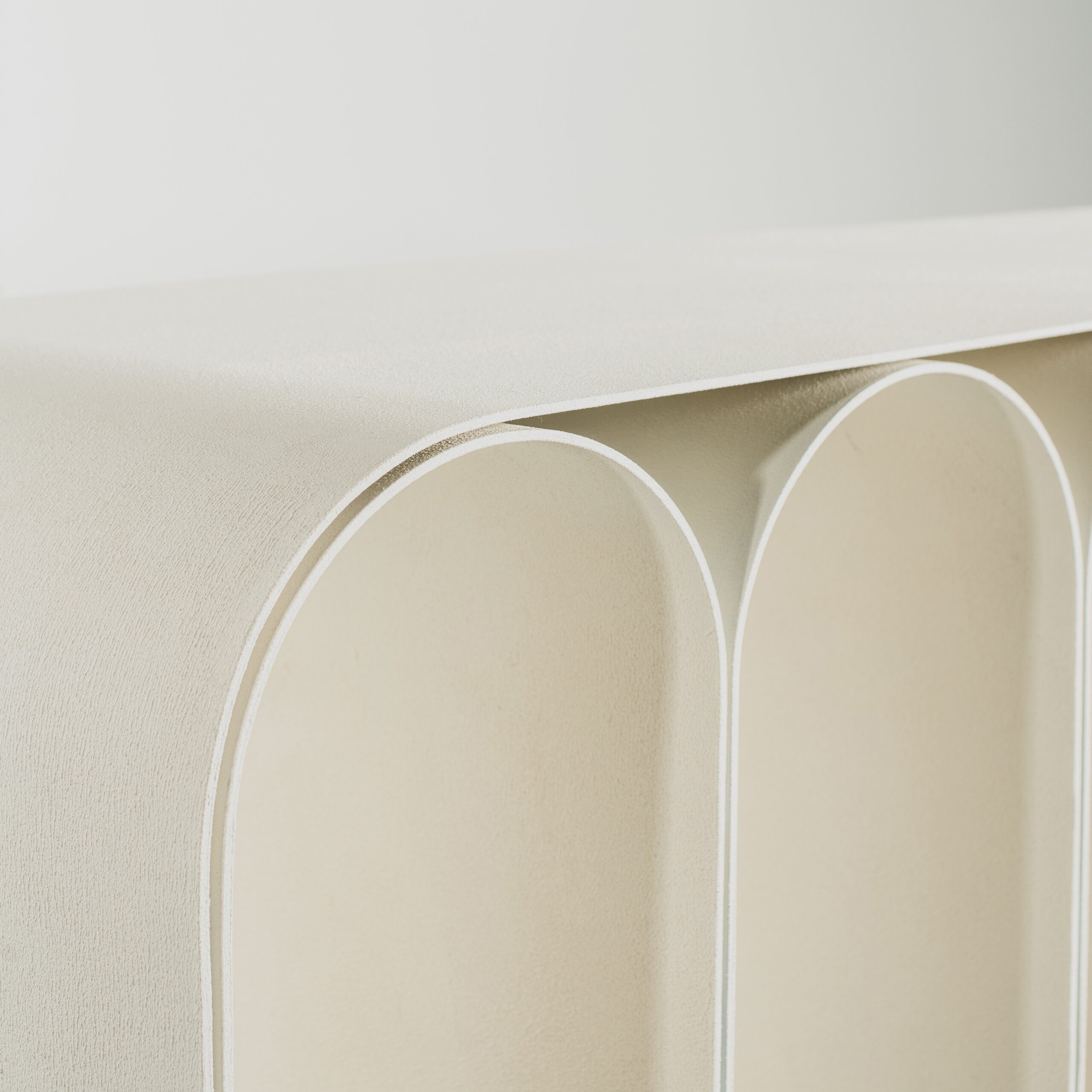 Contemporary White Plaster Arch Console by Pietro Franceschini 6