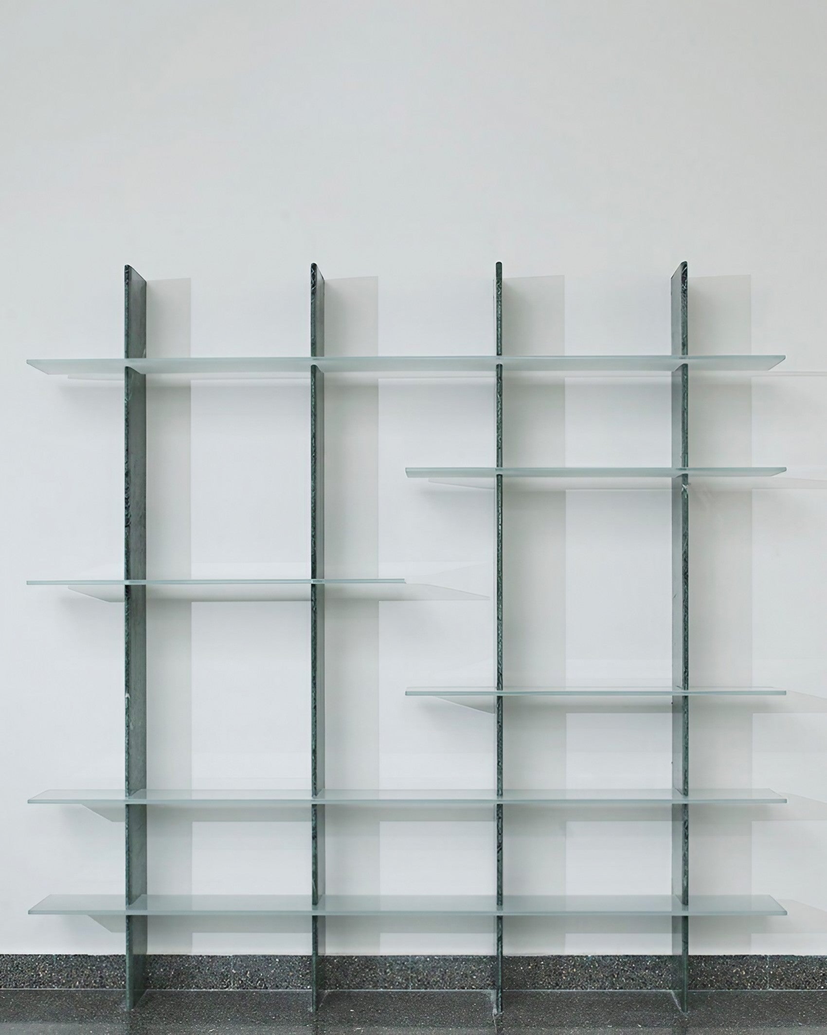 Elegant Marble Stone Glass Shelves Wall Mounted Shelving Unit Mikado Carla Baz 2