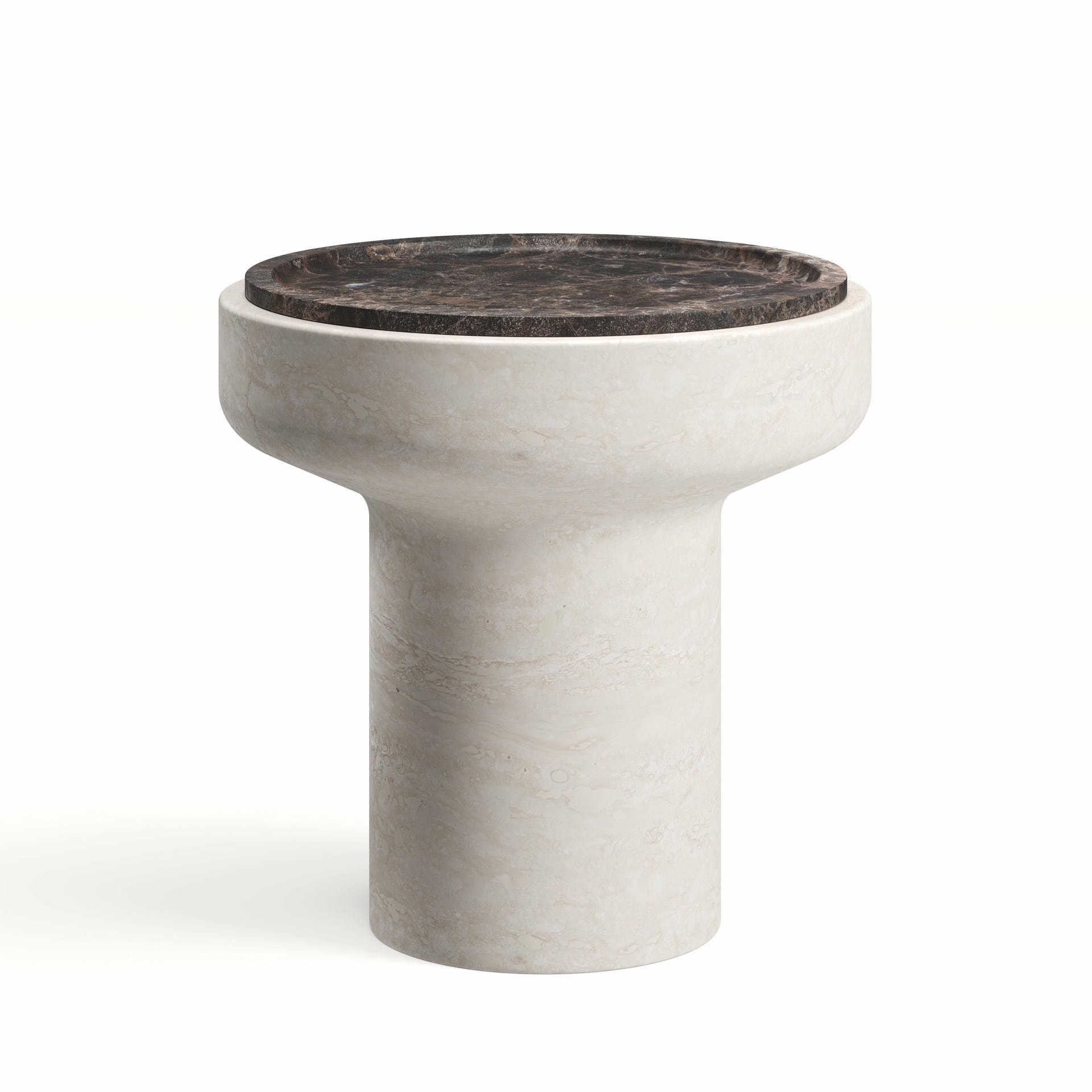 Emperador Dark Trivoli Coffee Table L by Ivan Colominas 2