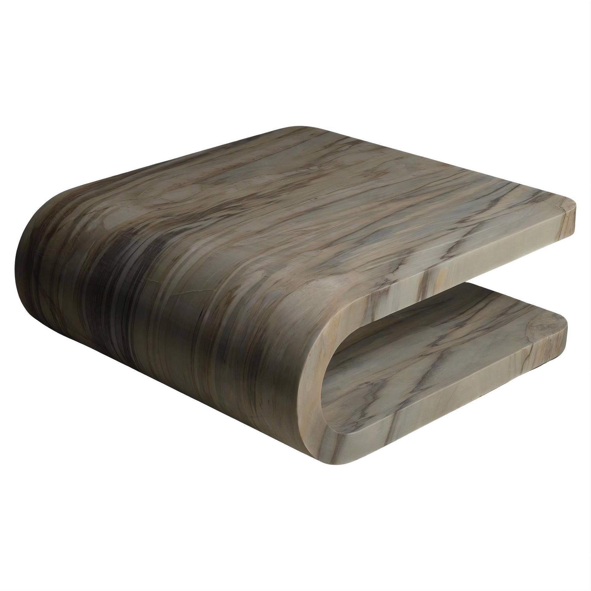 Fold Calacatta Sunrise Coffee Table by Etamorph 1