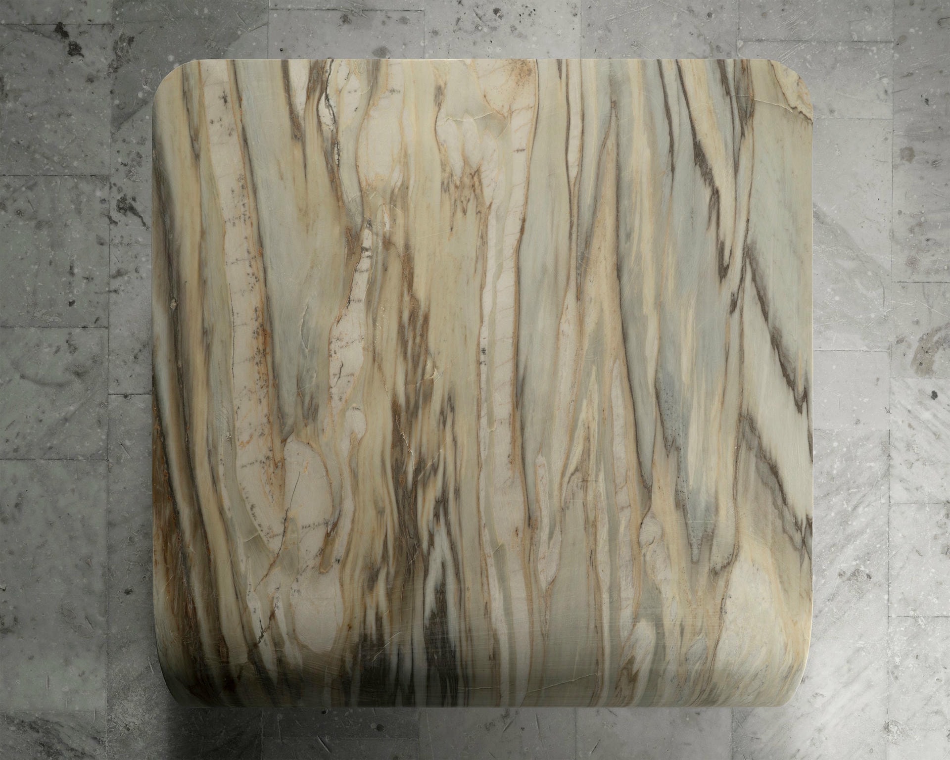 Fold Calacatta Sunrise Coffee Table by Etamorph 4