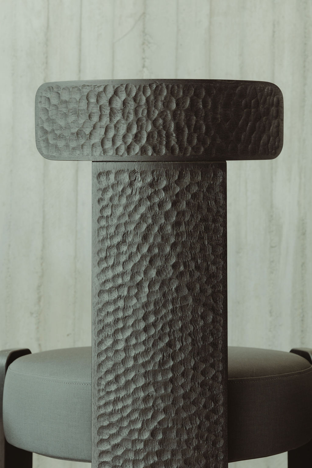 Gabo Black Solid Oak Wood Dining Chair by David Del Valle 33