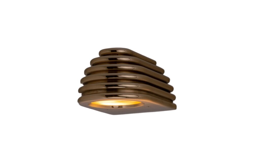 Insulator 0 Polished Brass Sconce by Novocastrian 1