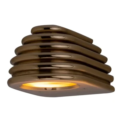 Insulator 0 Polished Brass Sconce by Novocastrian