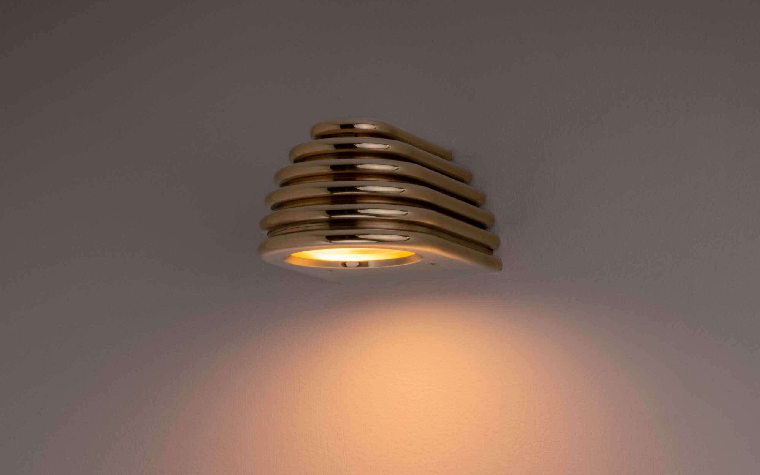 Insulator 0 Polished Brass Sconce by Novocastrian 2