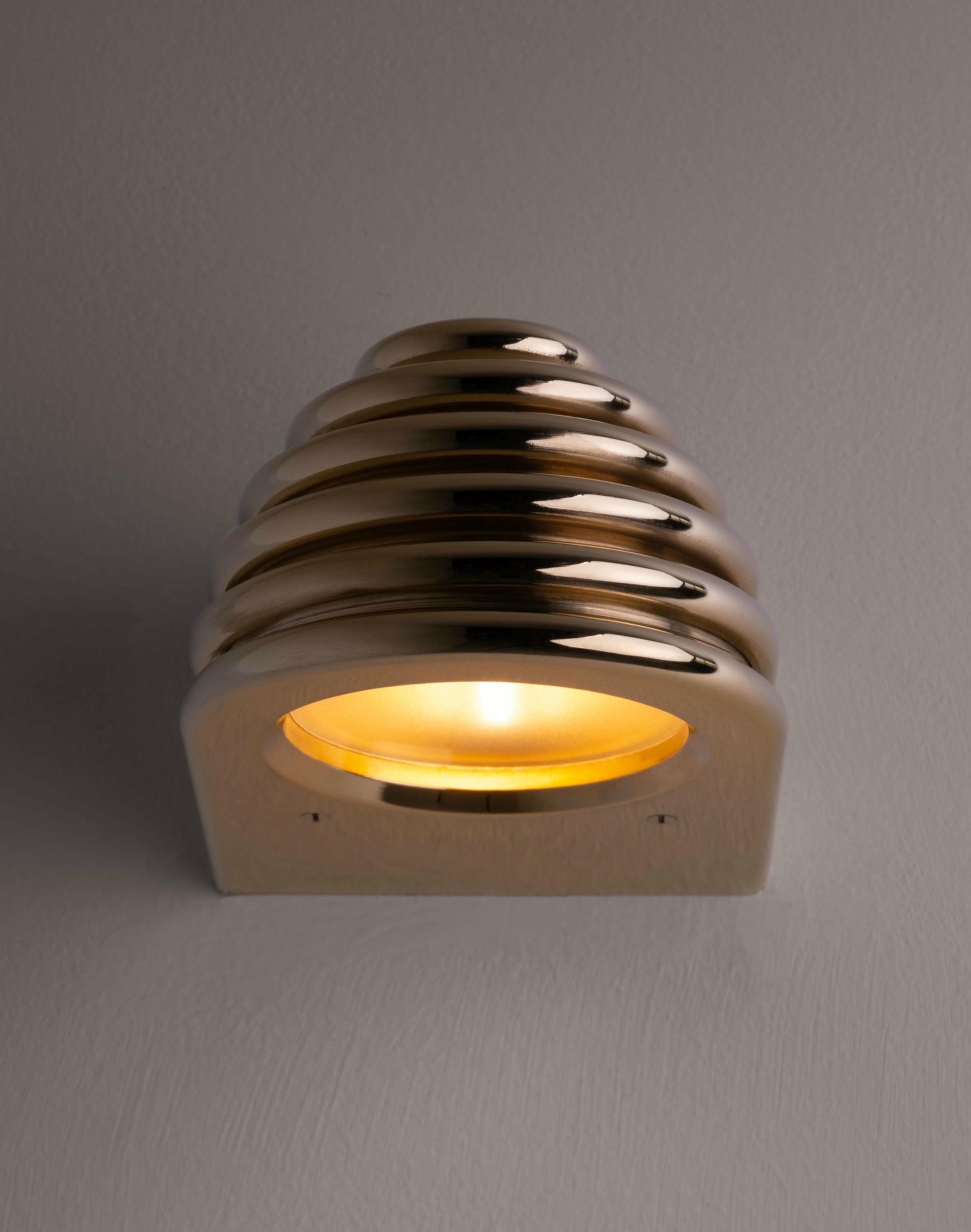 Insulator 0 Polished Brass Sconce by Novocastrian 3