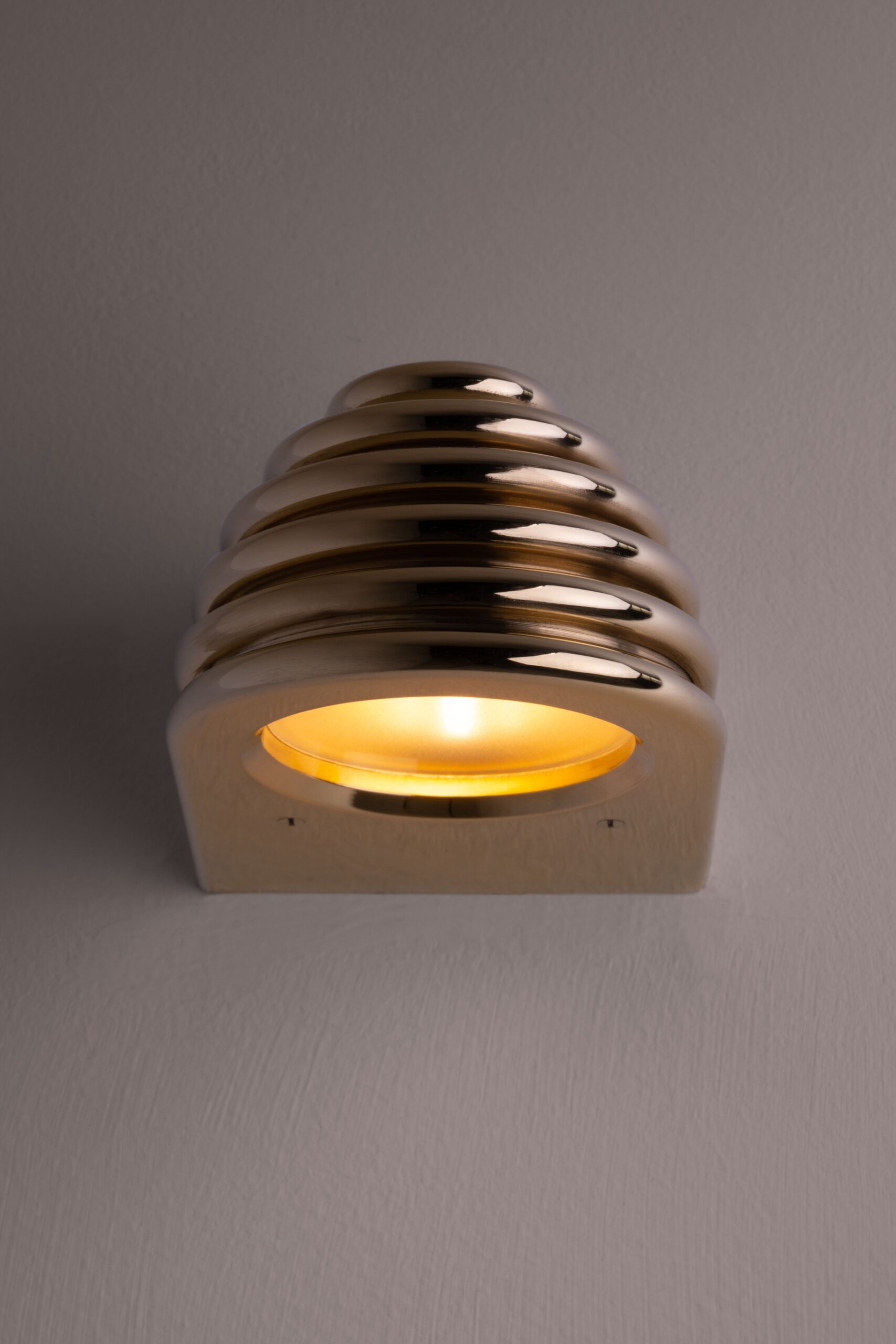 Insulator 0 Polished Brass Sconce by Novocastrian 3
