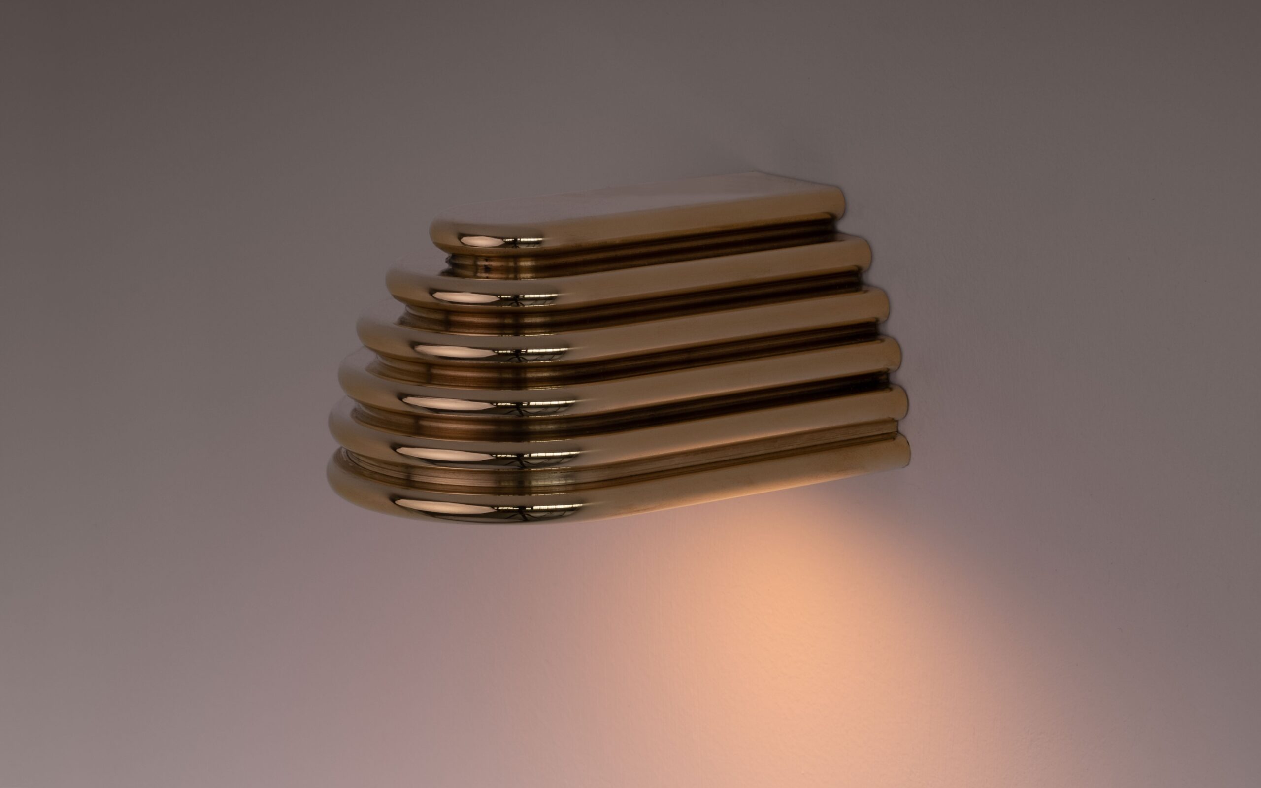 Insulator 0 Polished Brass Sconce by Novocastrian 4