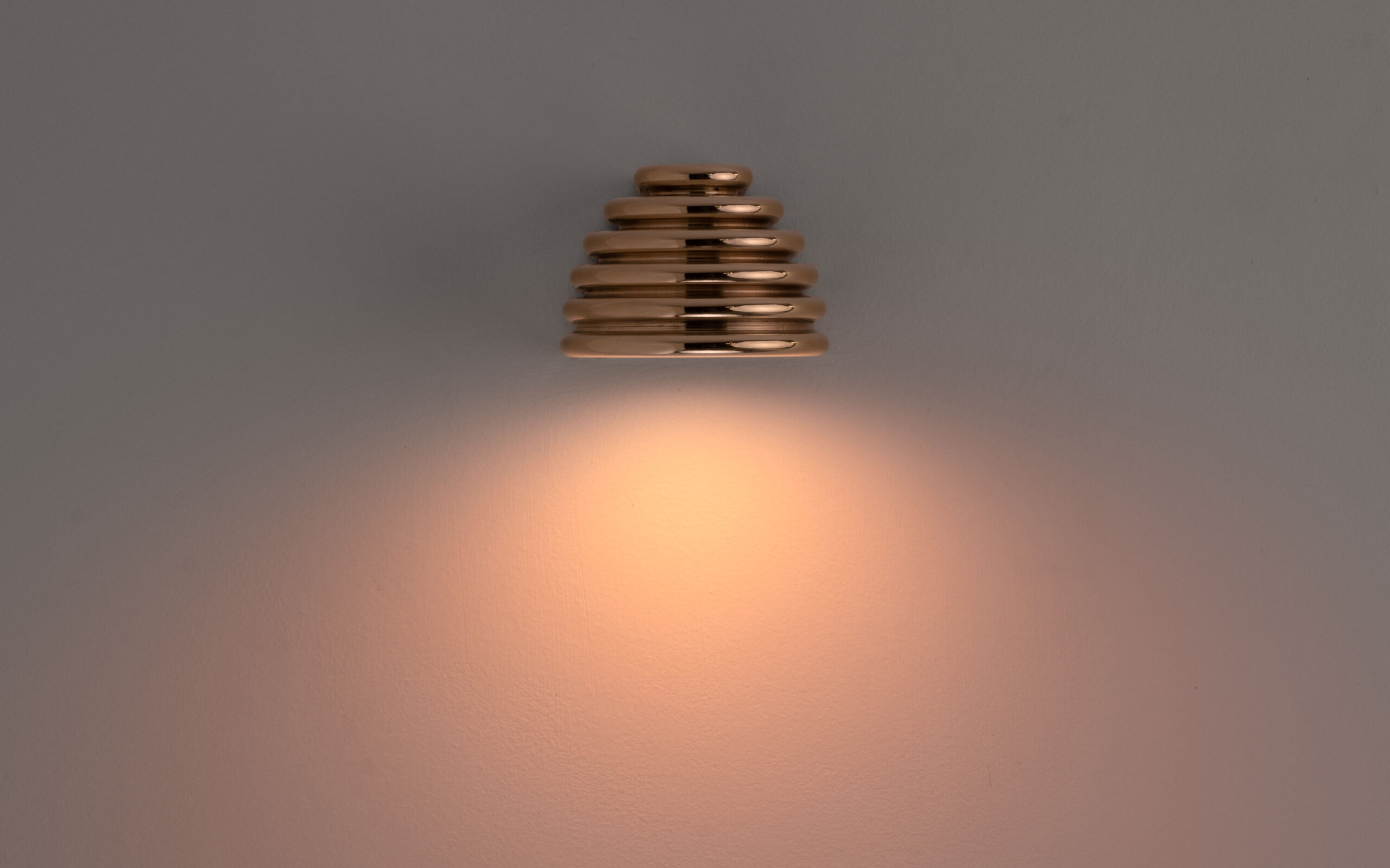 Insulator 0 Polished Brass Sconce by Novocastrian 5