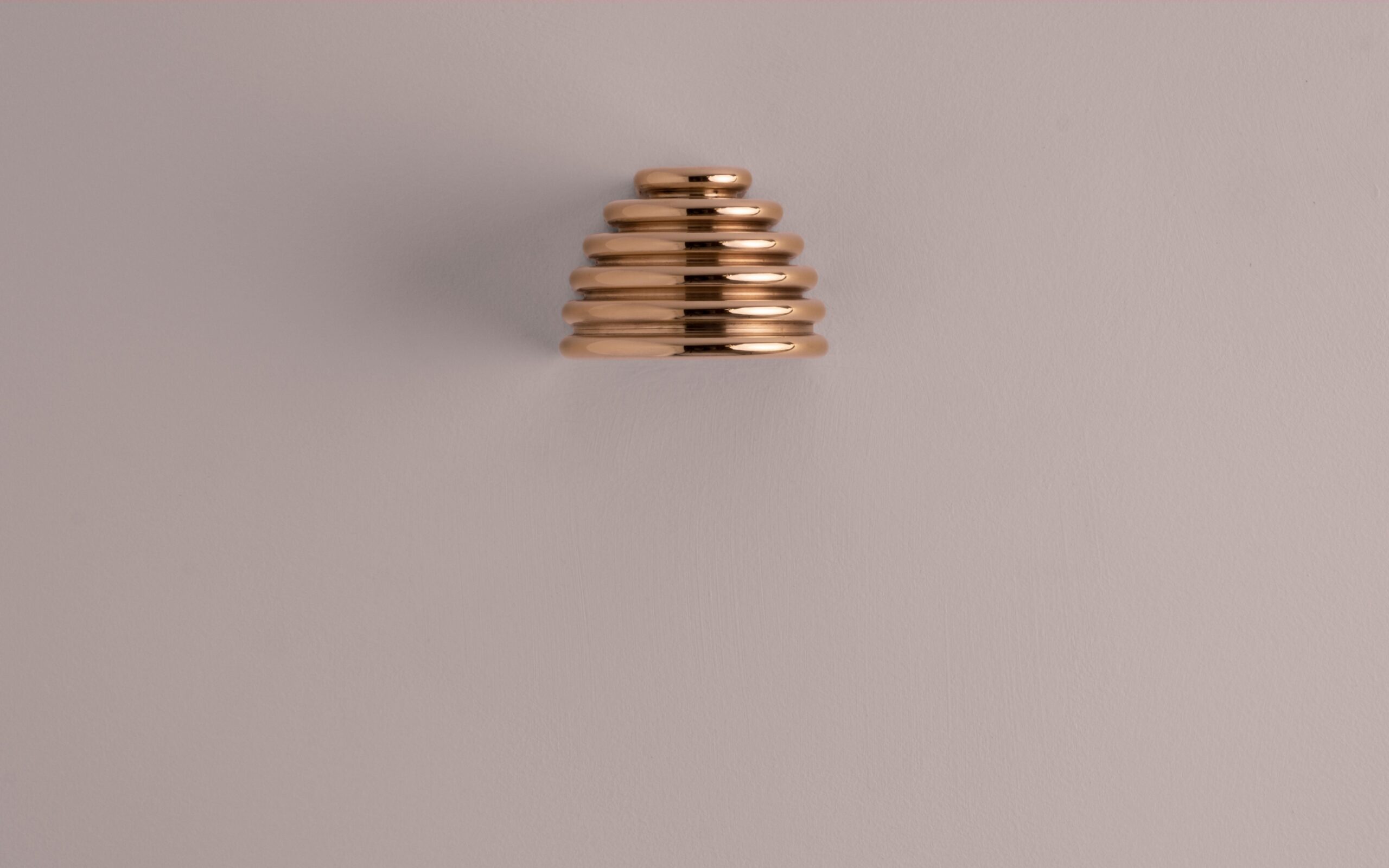 Insulator 0 Polished Brass Sconce by Novocastrian 6