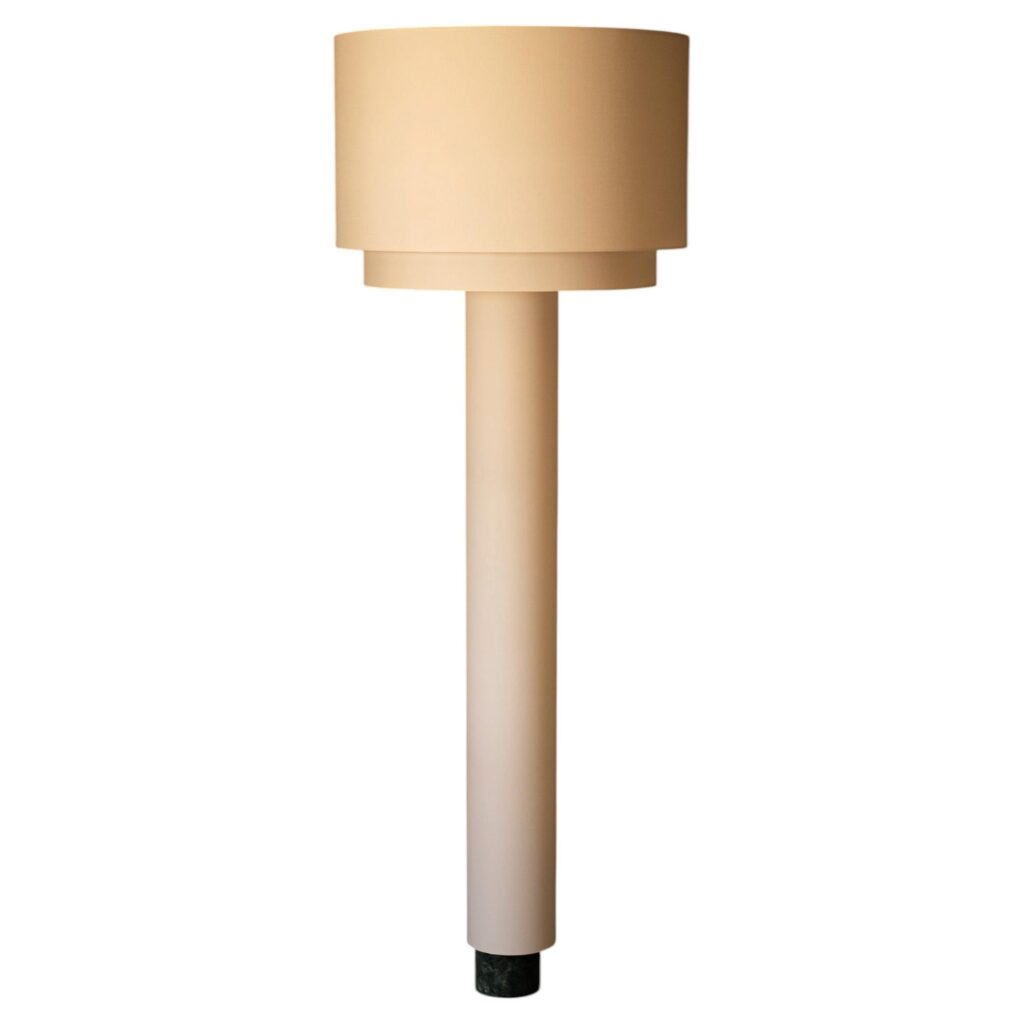 Kolumno White Alabaster Floor Lamp by Simone & Marcel 1