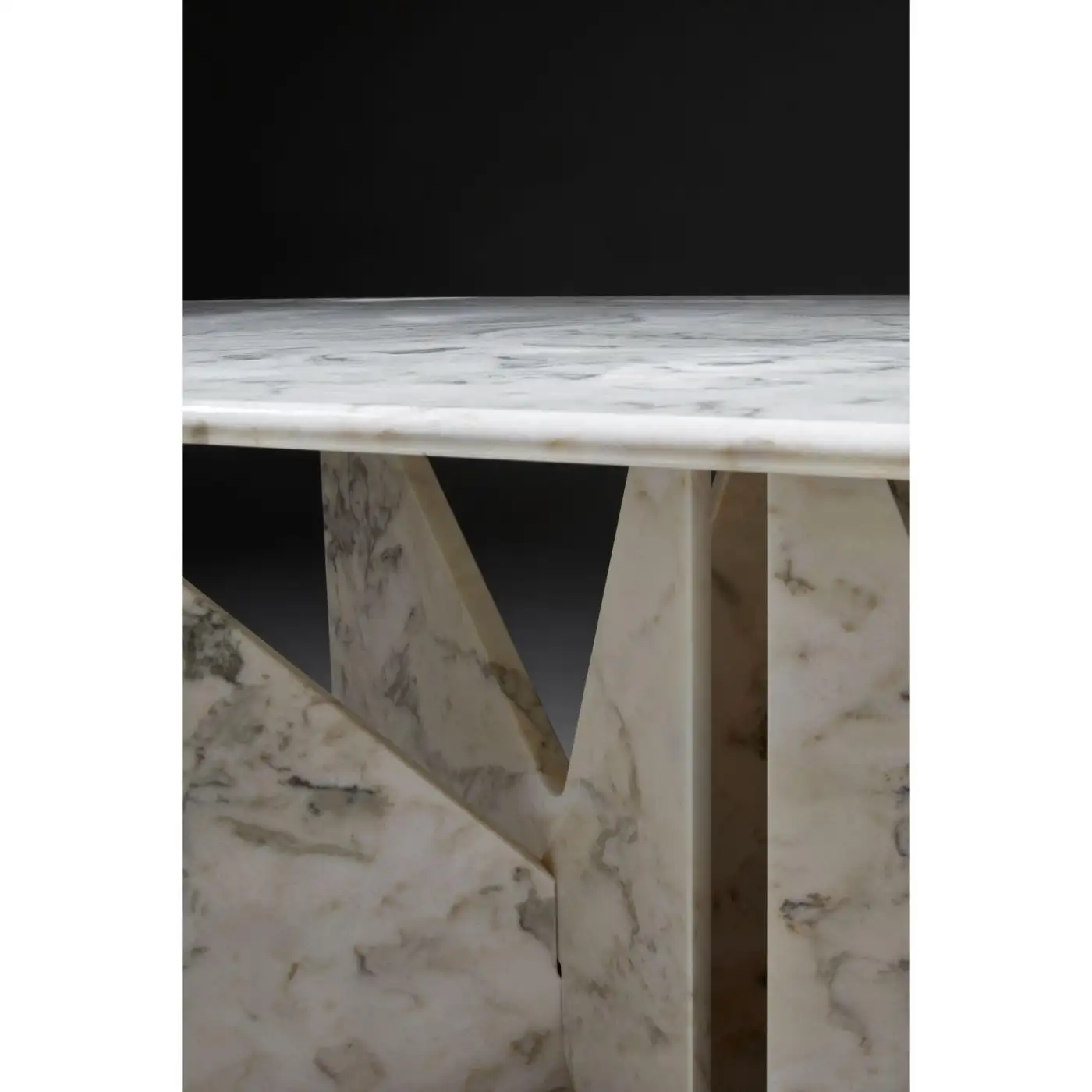 Lamina Oblong Green Marble Dinner Table by Hannes Peer 6