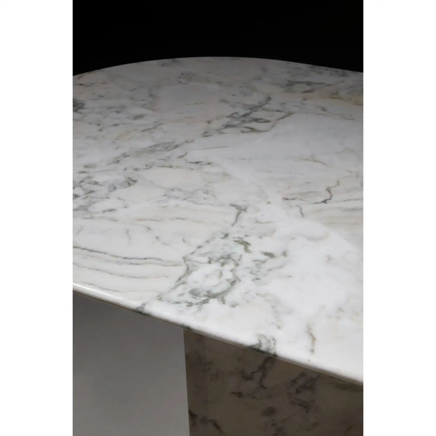 Lamina Oblong Green Marble Dinner Table by Hannes Peer 7
