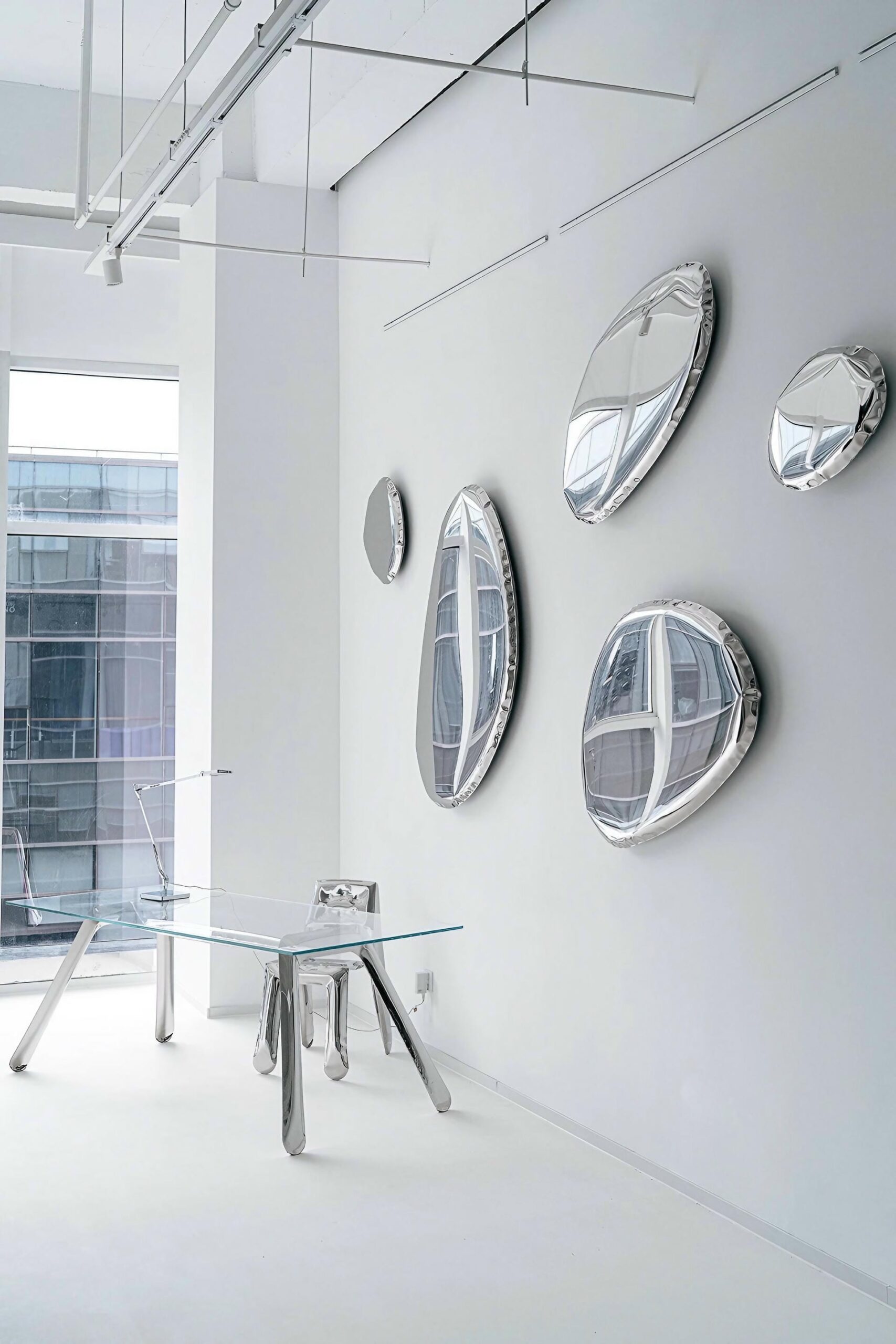 Light Gold Tafla O6 Wall Mirror by Zieta 9
