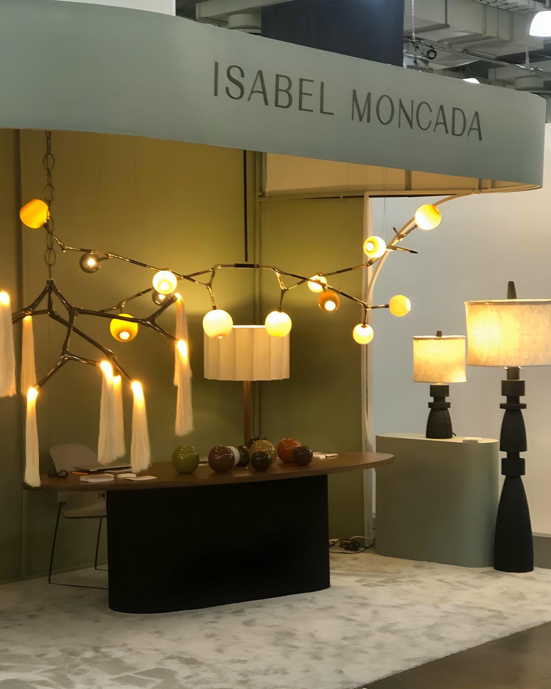 Mantis 13 Sculptural Coffee Glass and Polished Bronze Pendant by Isabel Moncada 15