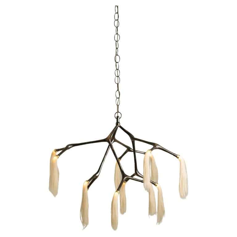 Maratus Horsehair Pendant Lamp by Isabel Moncada 1