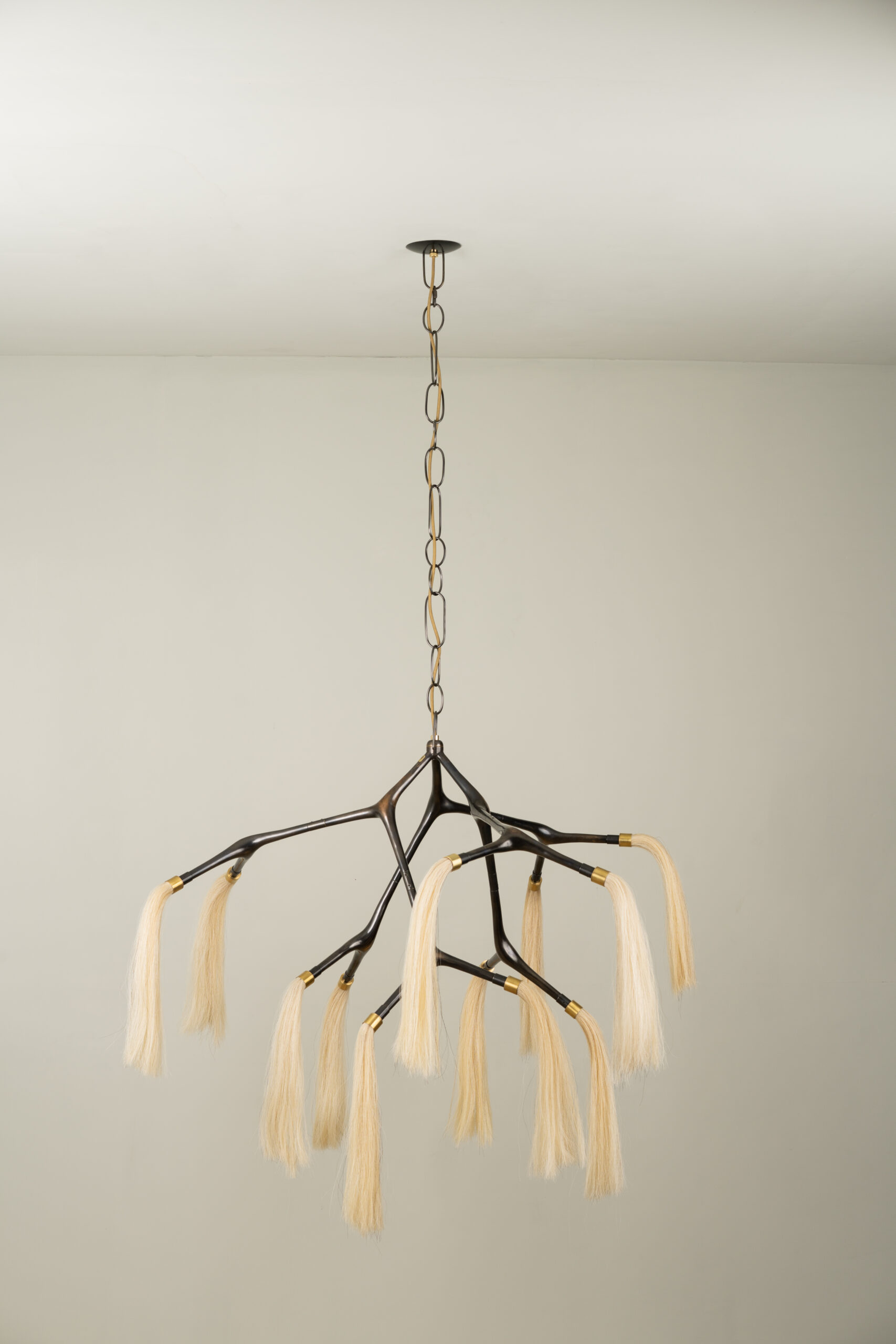 Maratus Horsehair Pendant Lamp by Isabel Moncada 2