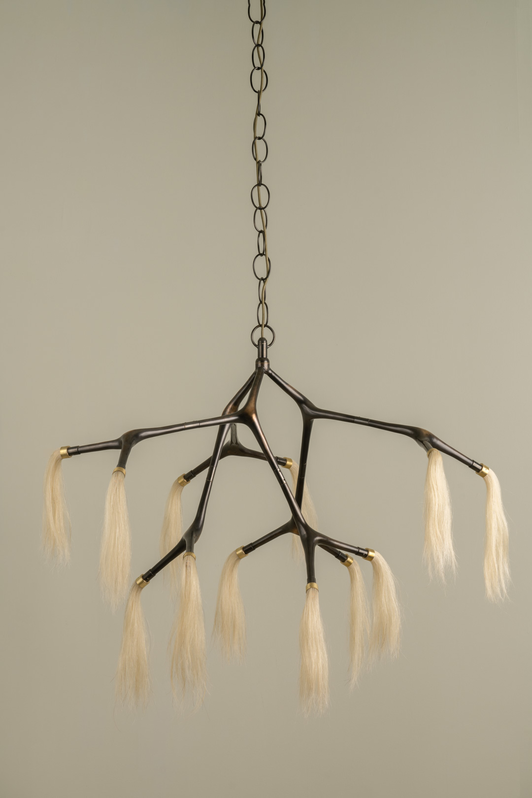 Maratus Horsehair Pendant Lamp by Isabel Moncada 3