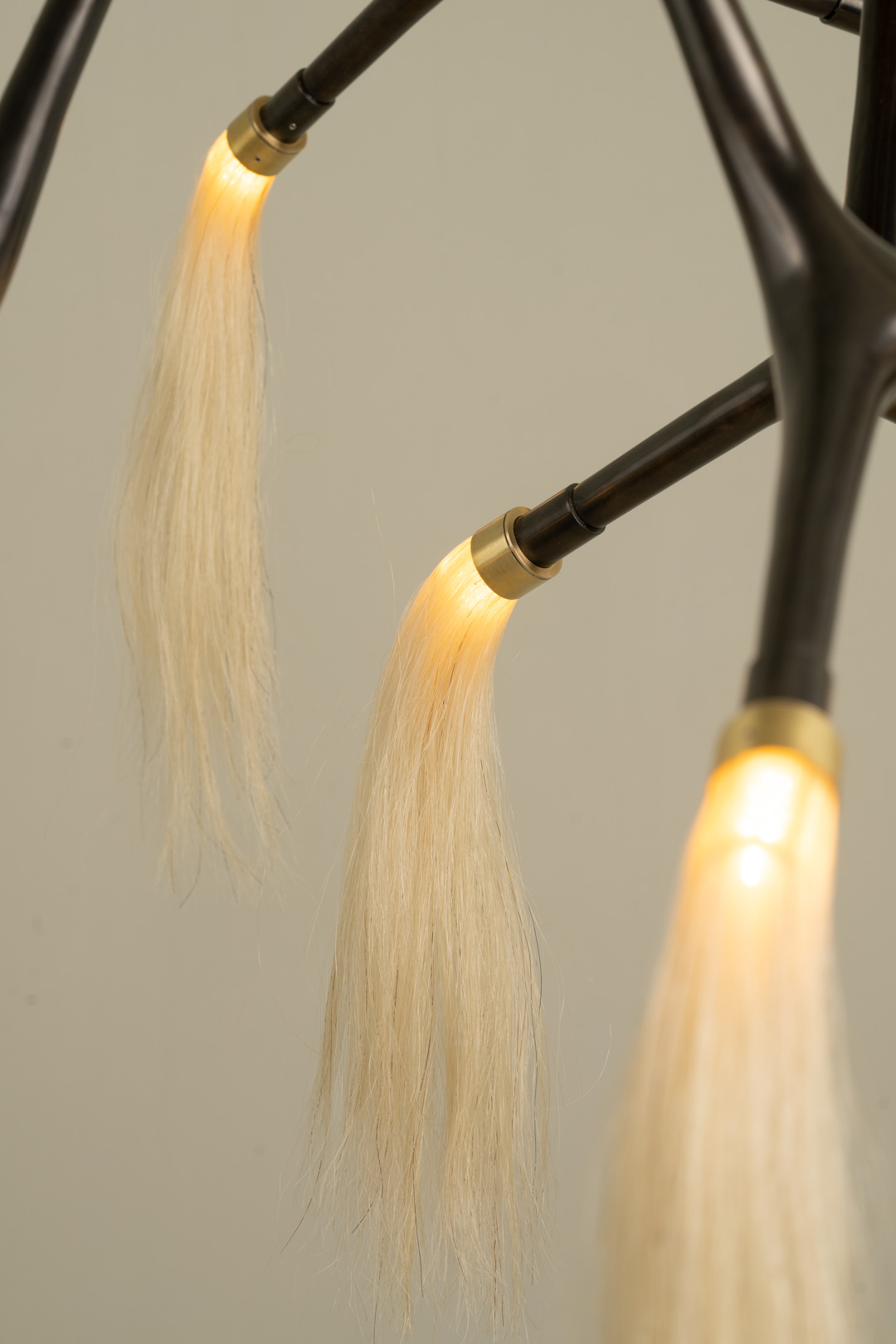 Maratus Horsehair Pendant Lamp by Isabel Moncada 6