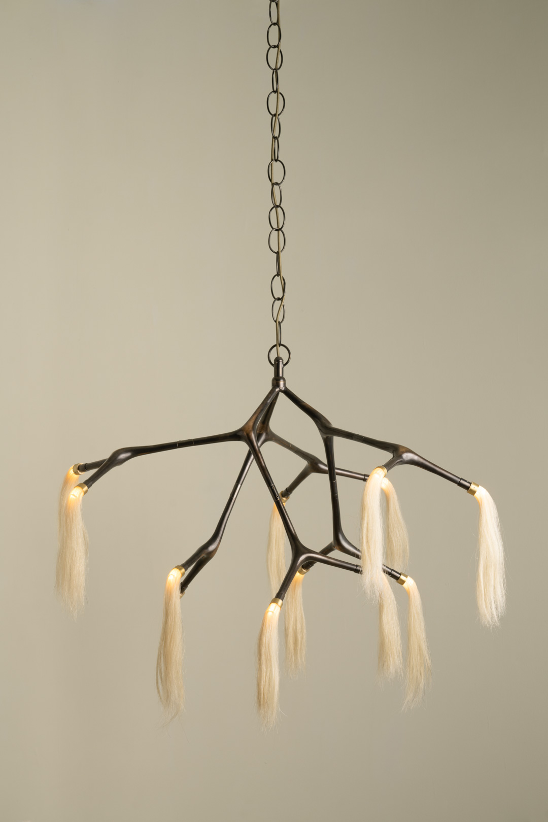 Maratus Horsehair Pendant Lamp by Isabel Moncada 8
