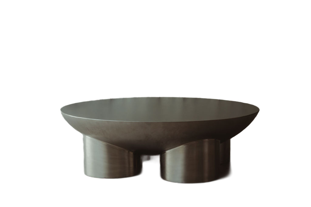 Metate Stainless Steel Coffee Table by David Del Valle 1