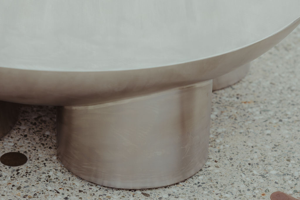 Metate Stainless Steel Coffee Table by David Del Valle 14