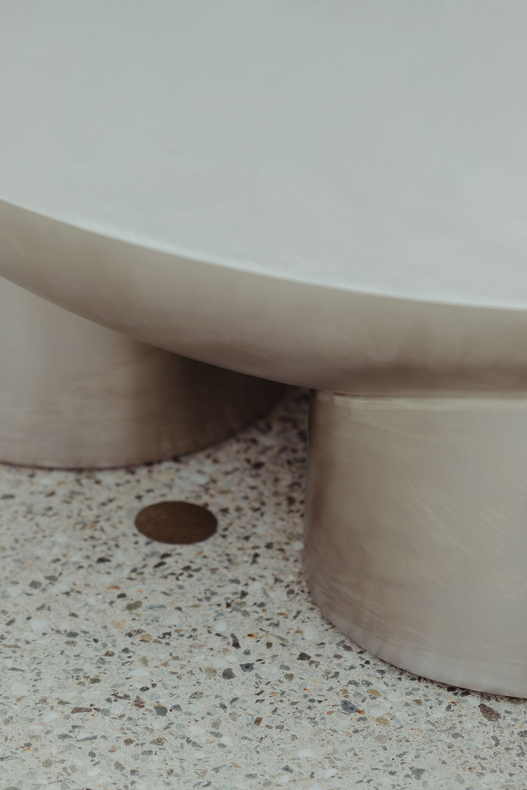 Metate Stainless Steel Coffee Table by David Del Valle 15