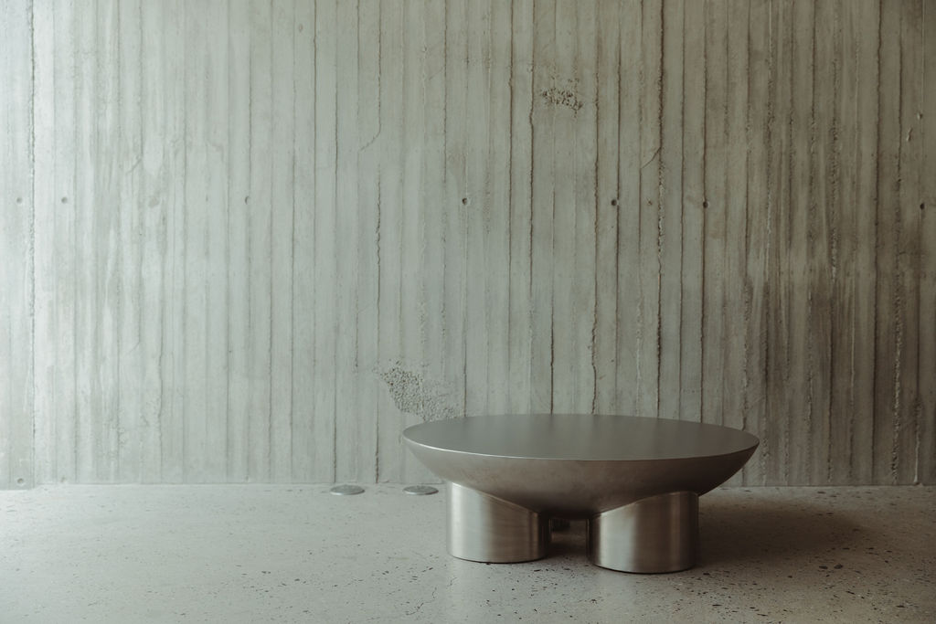 Metate Stainless Steel Coffee Table by David Del Valle 16