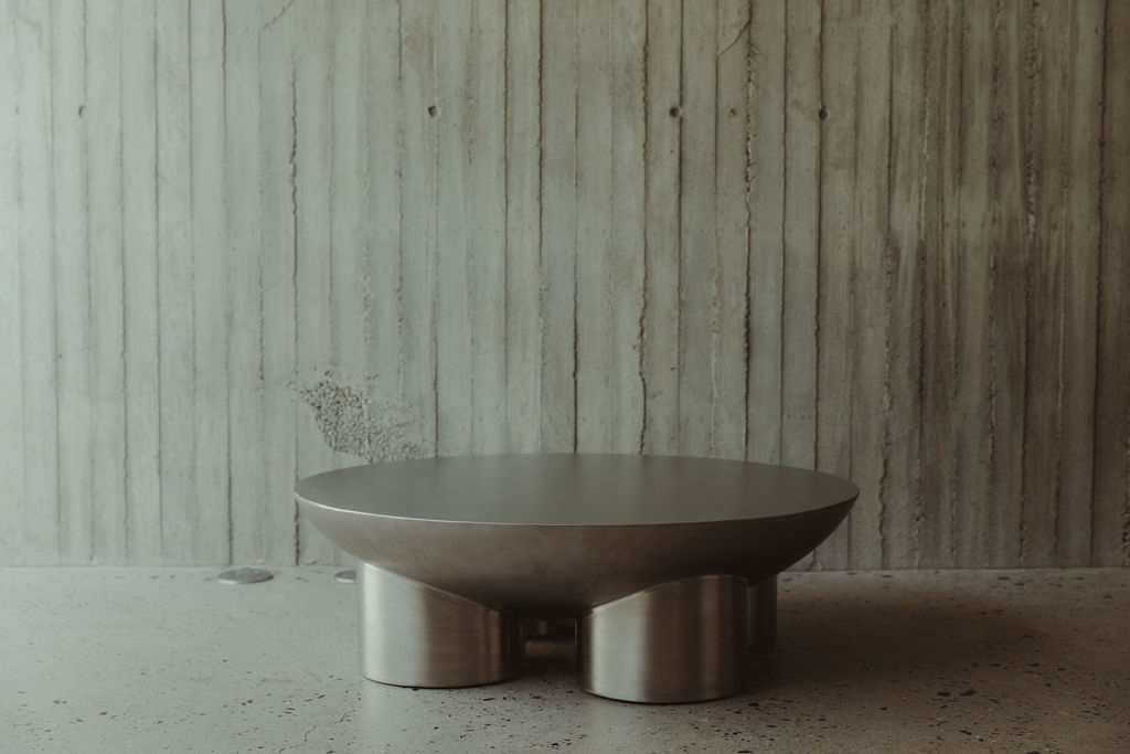 Metate Stainless Steel Coffee Table by David Del Valle 17