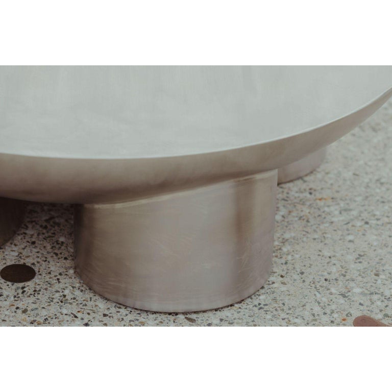 Metate Stainless Steel Coffee Table by David Del Valle 3