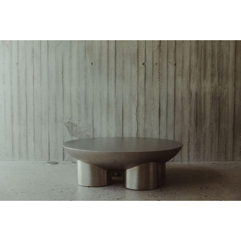 Metate Stainless Steel Coffee Table by David Del Valle 6