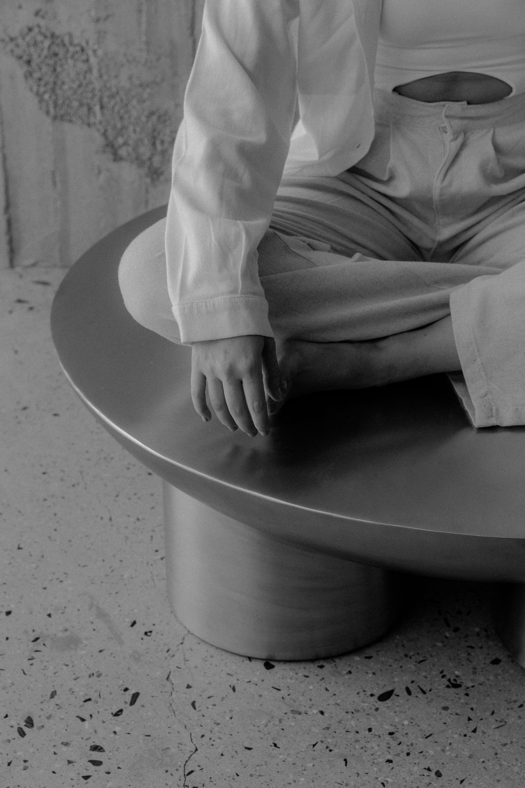 Metate Stainless Steel Coffee Table by David Del Valle 7