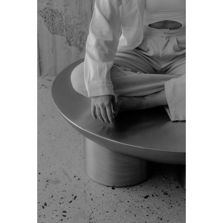 Metate Stainless Steel Coffee Table by David Del Valle 9