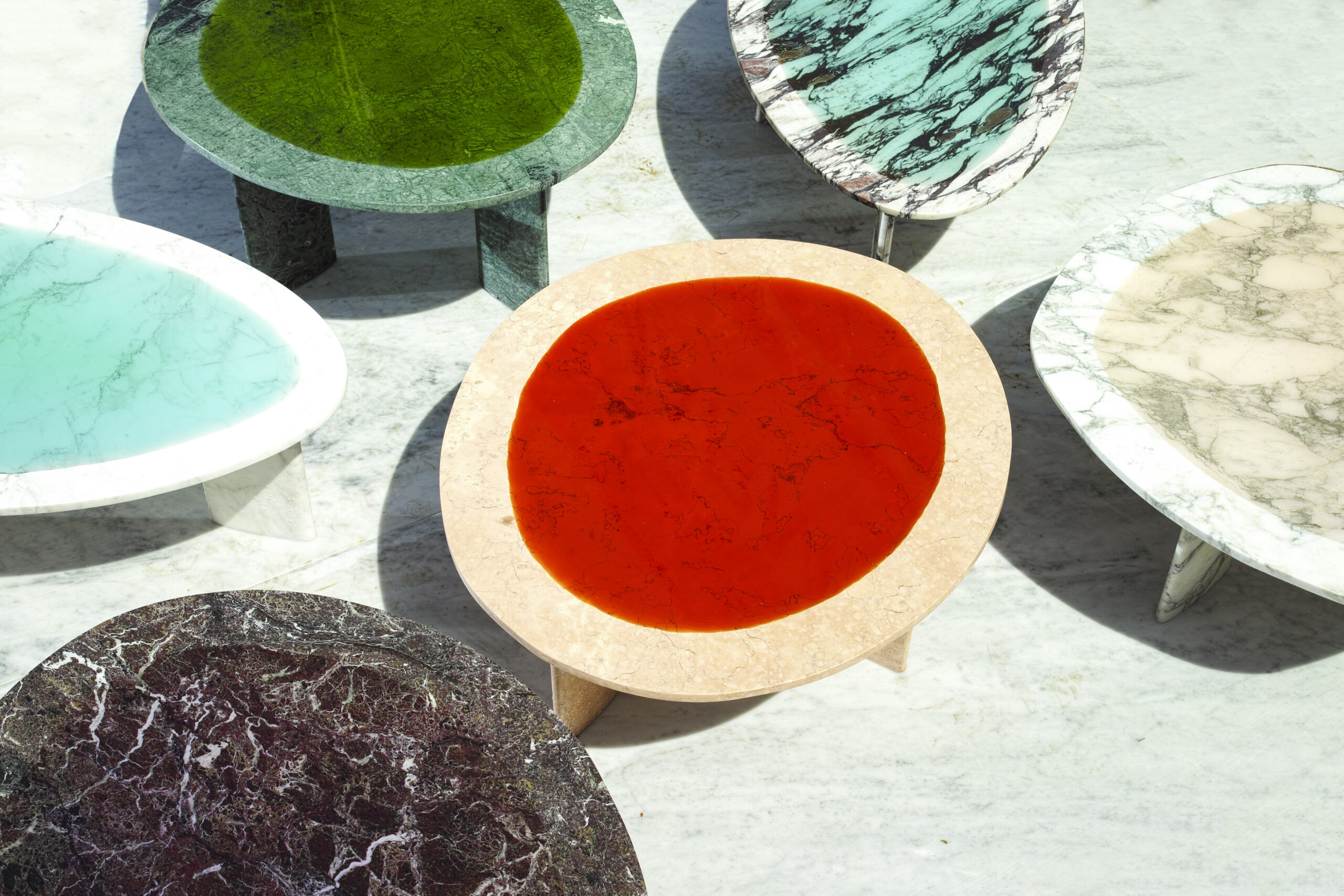 Minerals Purple Low Table by Carla Baz 3