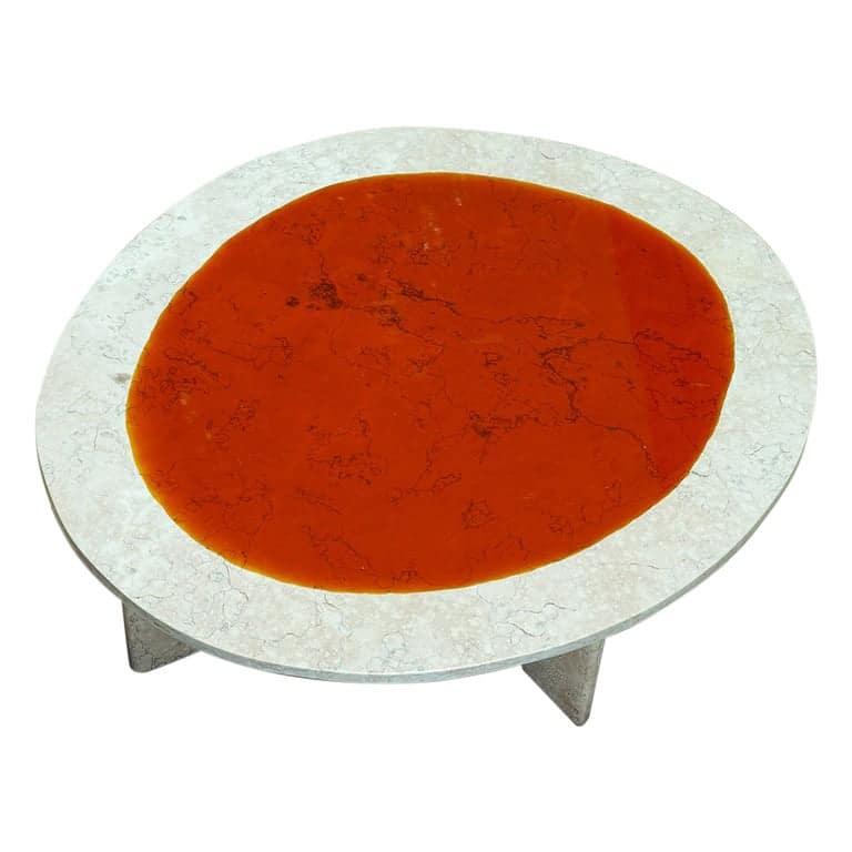Minerals Red Low Table by Carla Baz 1