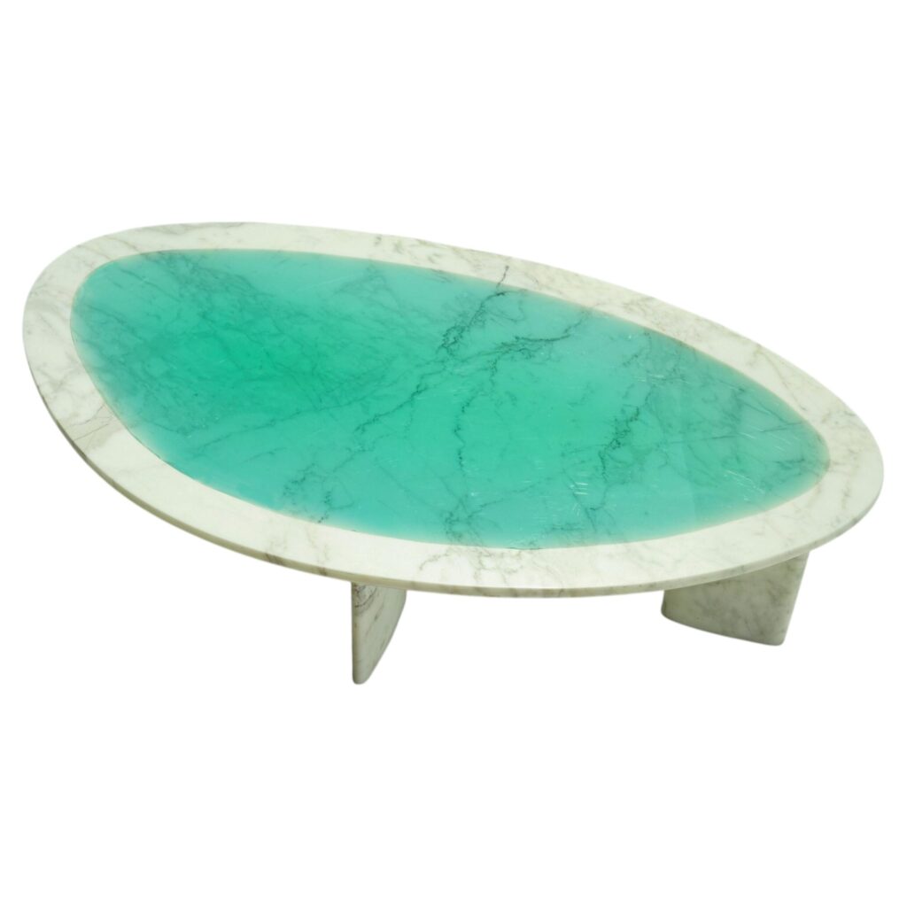 Minerals Turquoise Low Table by Carla Baz 1