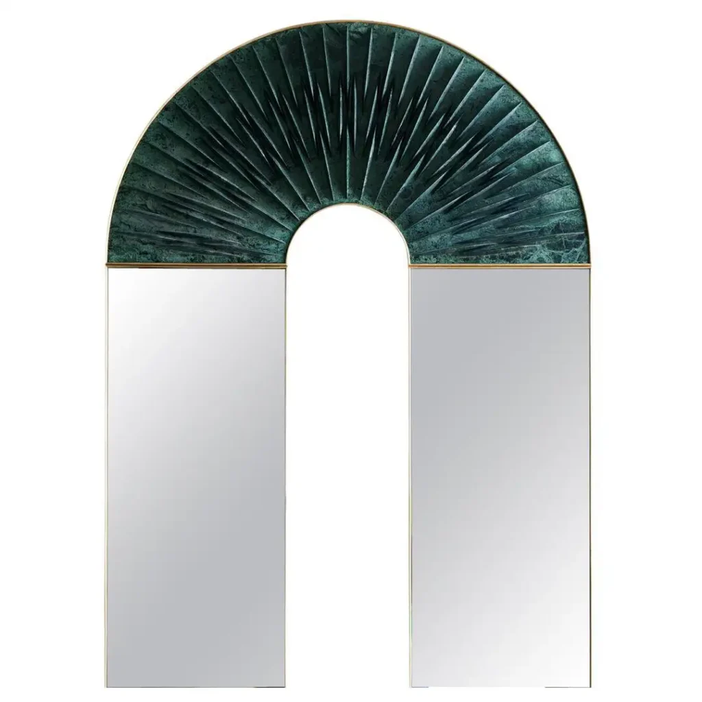 Peafowl Wall Mounted Mirror by Carla Baz 1
