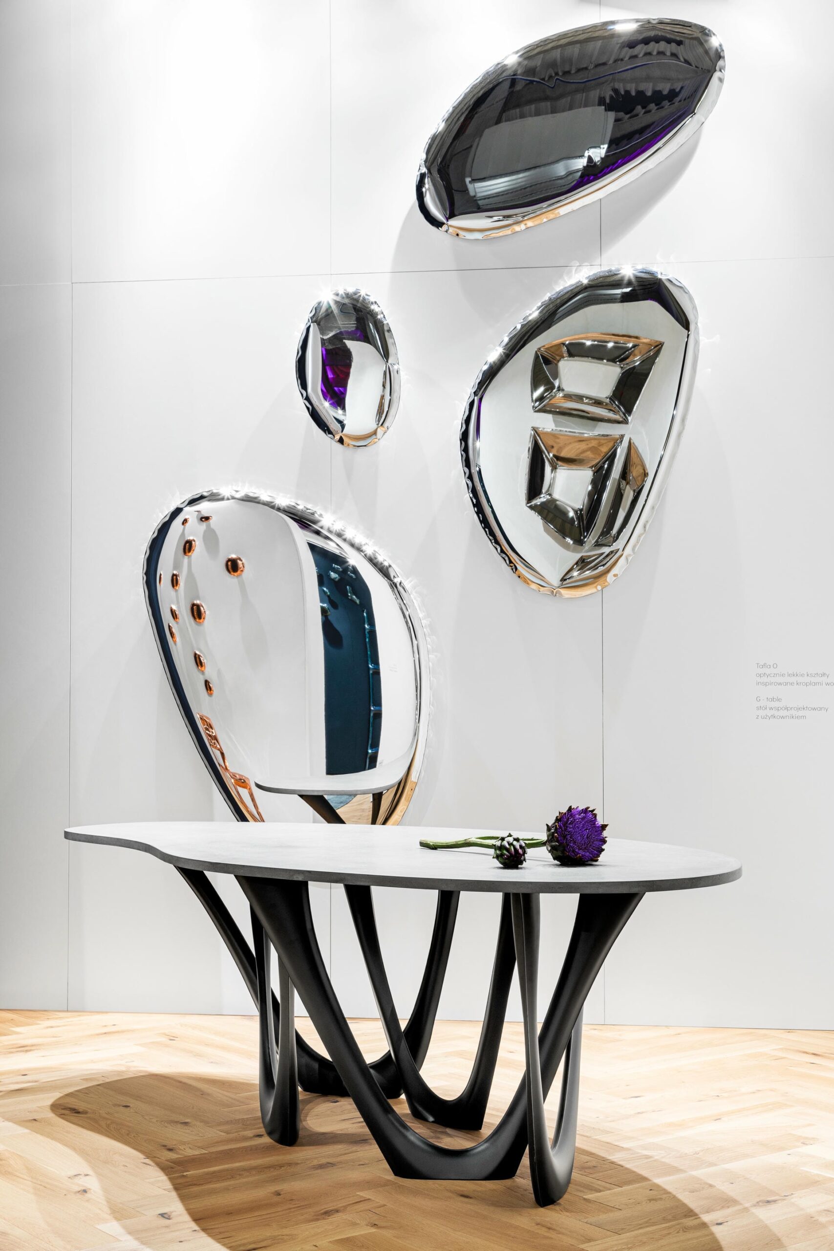 Rose Gold Tafla O4 Wall Mirror by Zieta 12