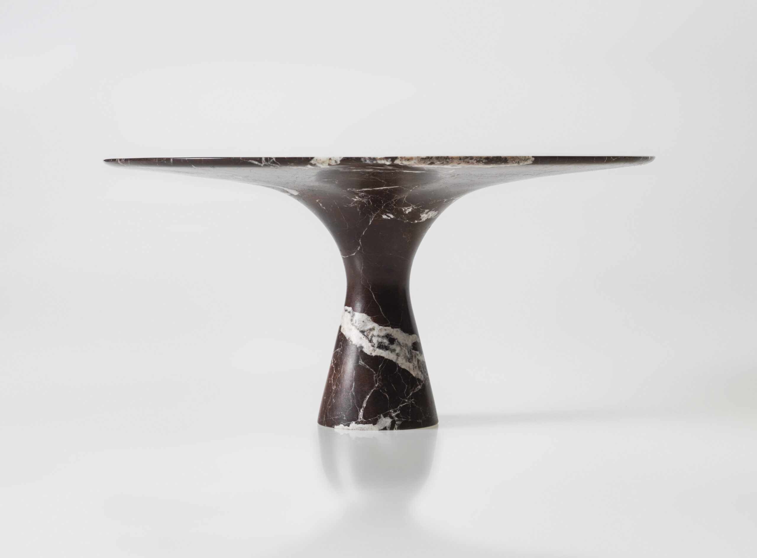 Rosso Lepanto Contemporary Oval Marble Dining Table 290 75 2