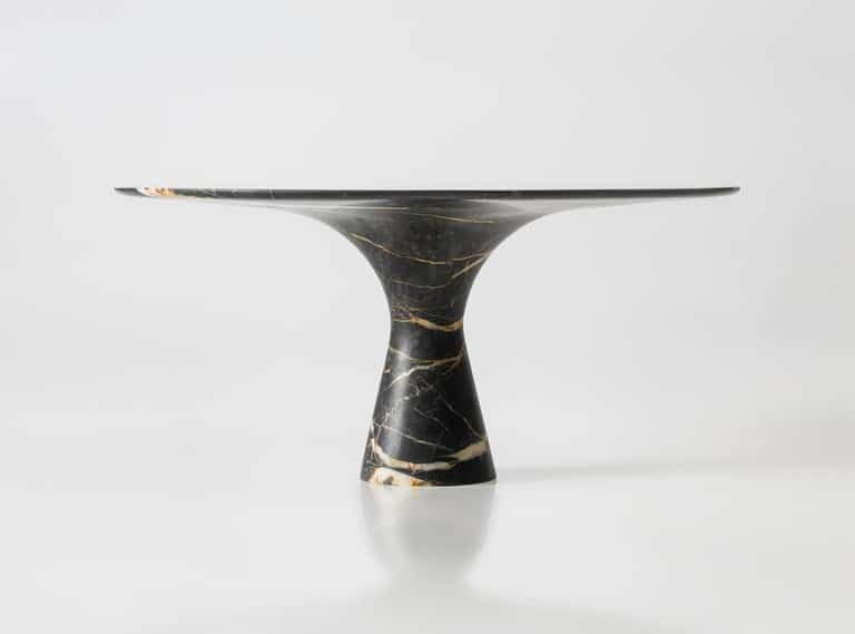 Rosso Lepanto Contemporary Oval Marble Dining Table 29075 13