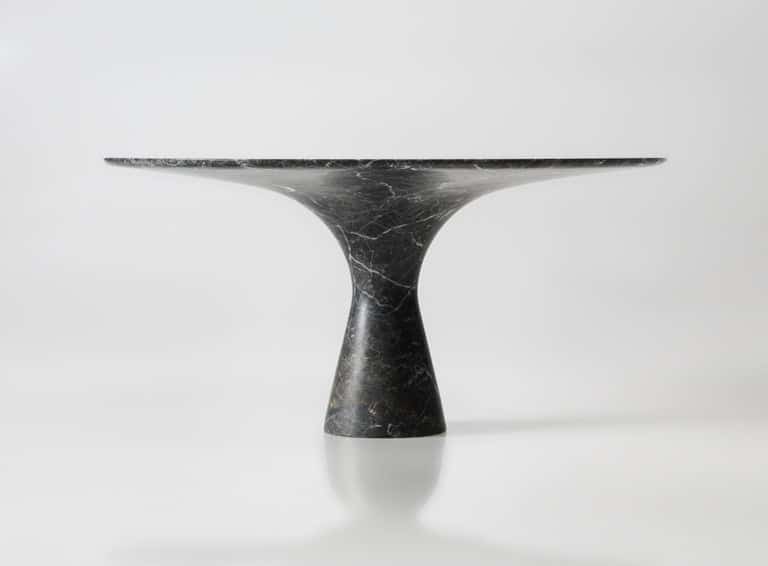Rosso Lepanto Contemporary Oval Marble Dining Table 29075 15