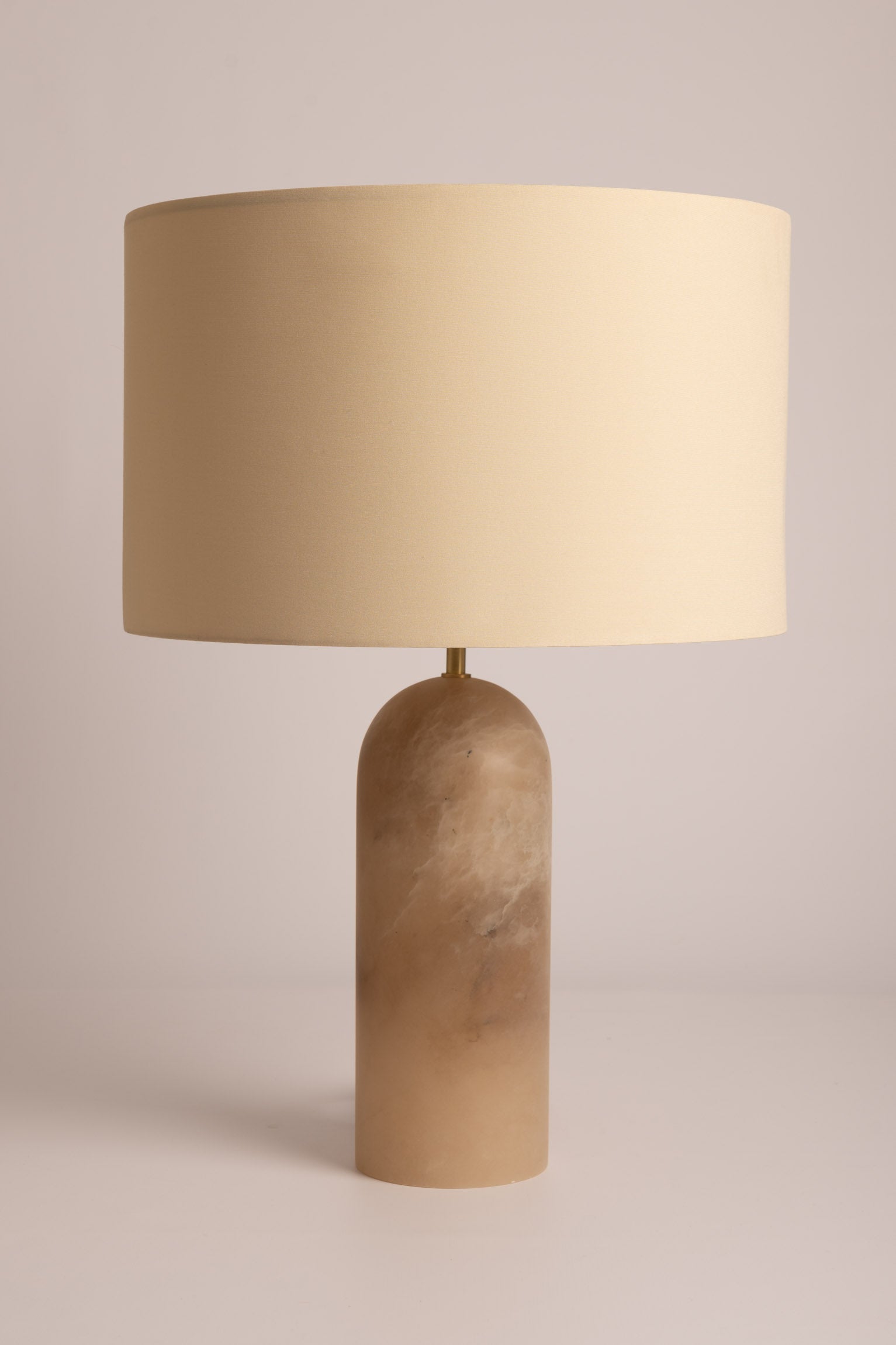 Tobacco Alabaster Pura Table Lamp by Simone Marcel 2