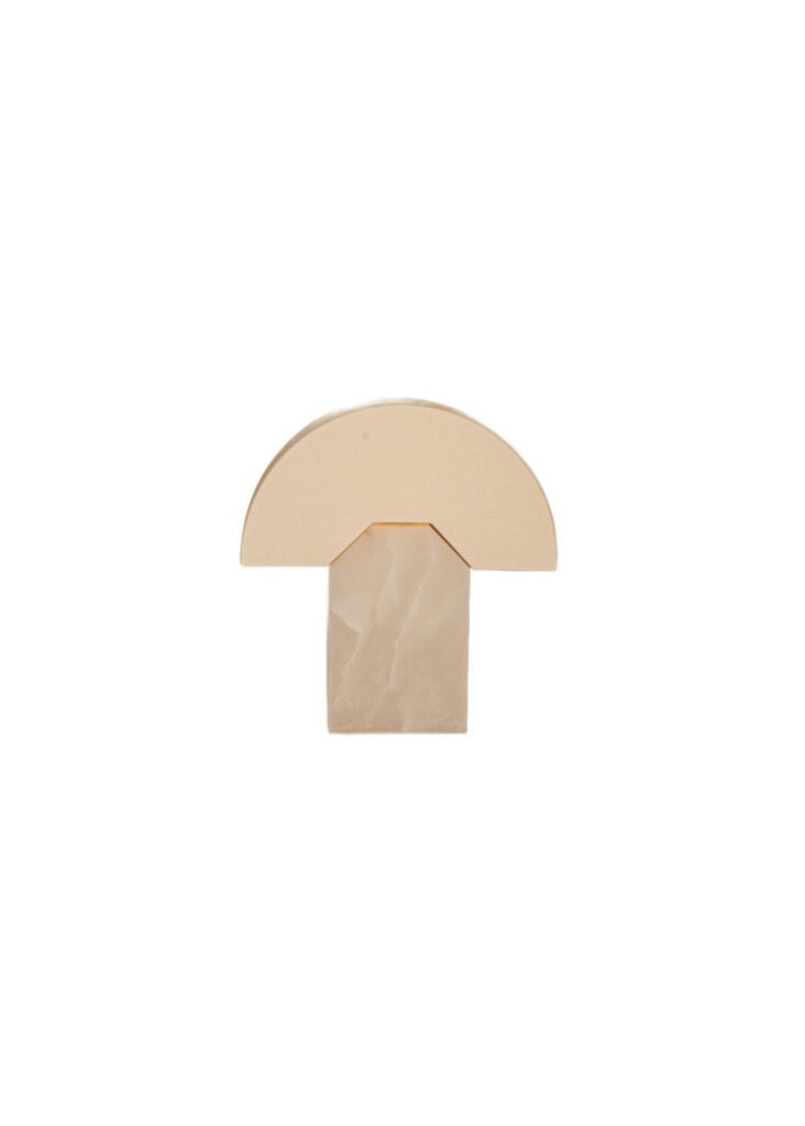 White Alabaster Edna Table Lamp by Simone & Marcel 1