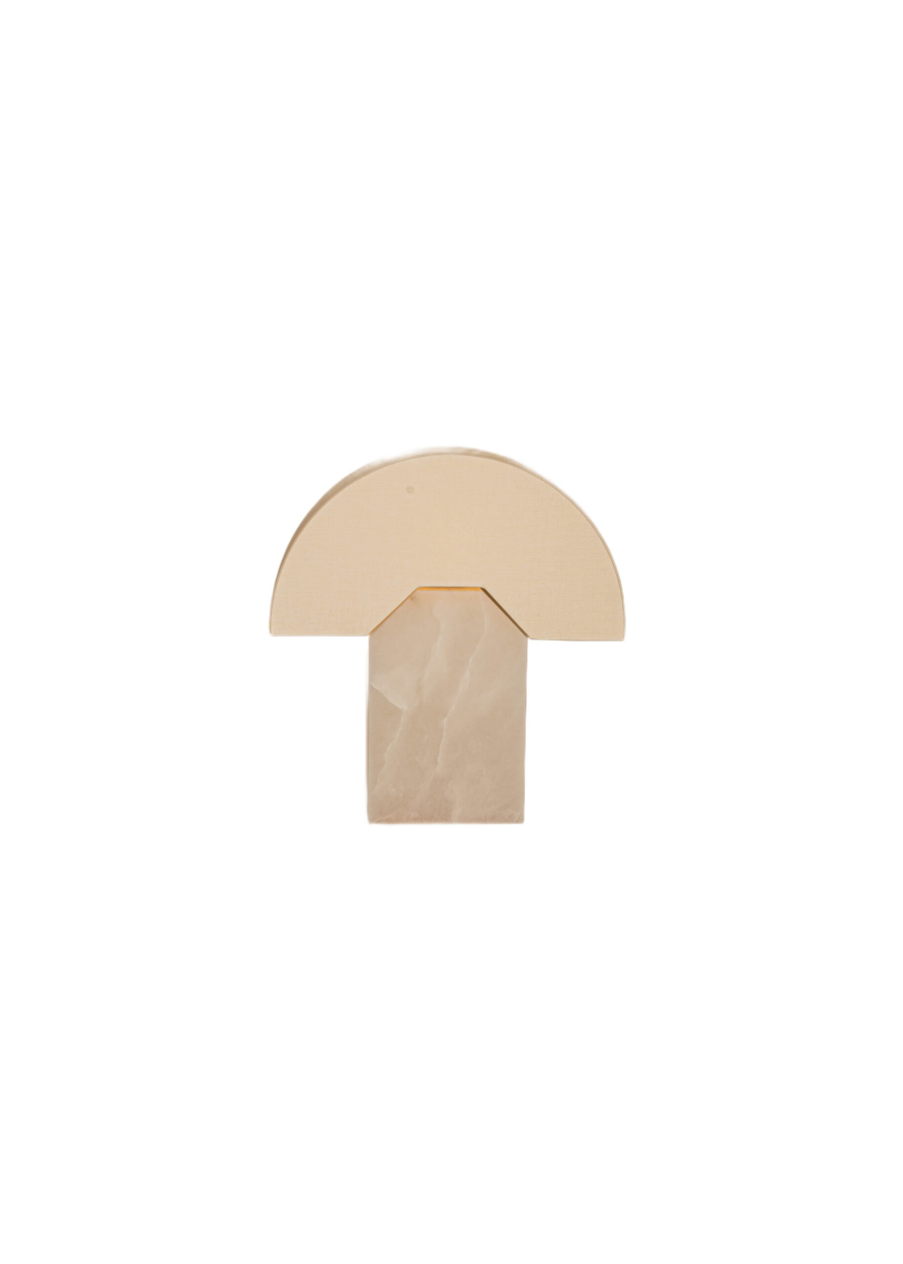 White Alabaster Edna Table Lamp by Simone & Marcel 1
