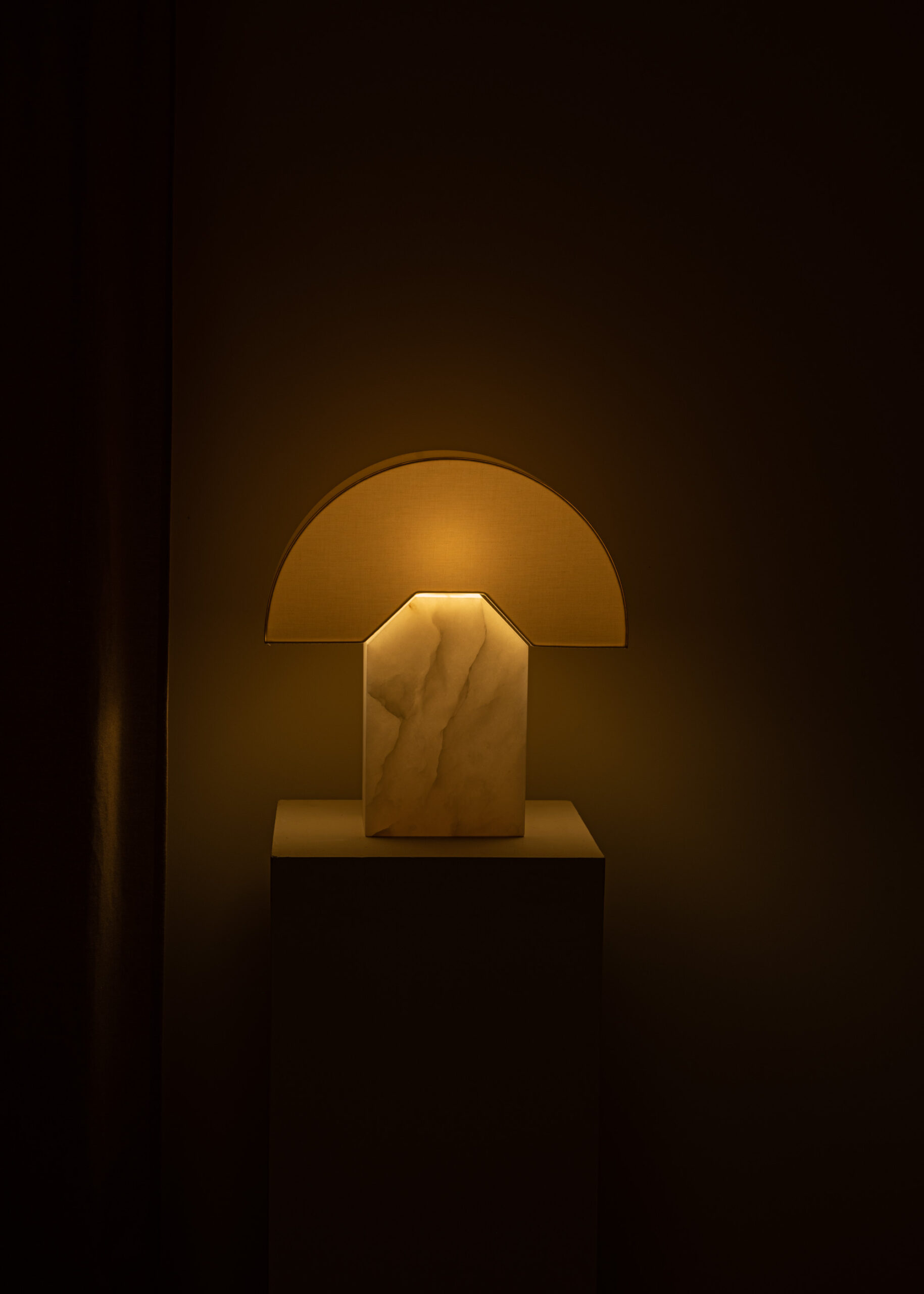 White Alabaster Edna Table Lamp by Simone & Marcel 4