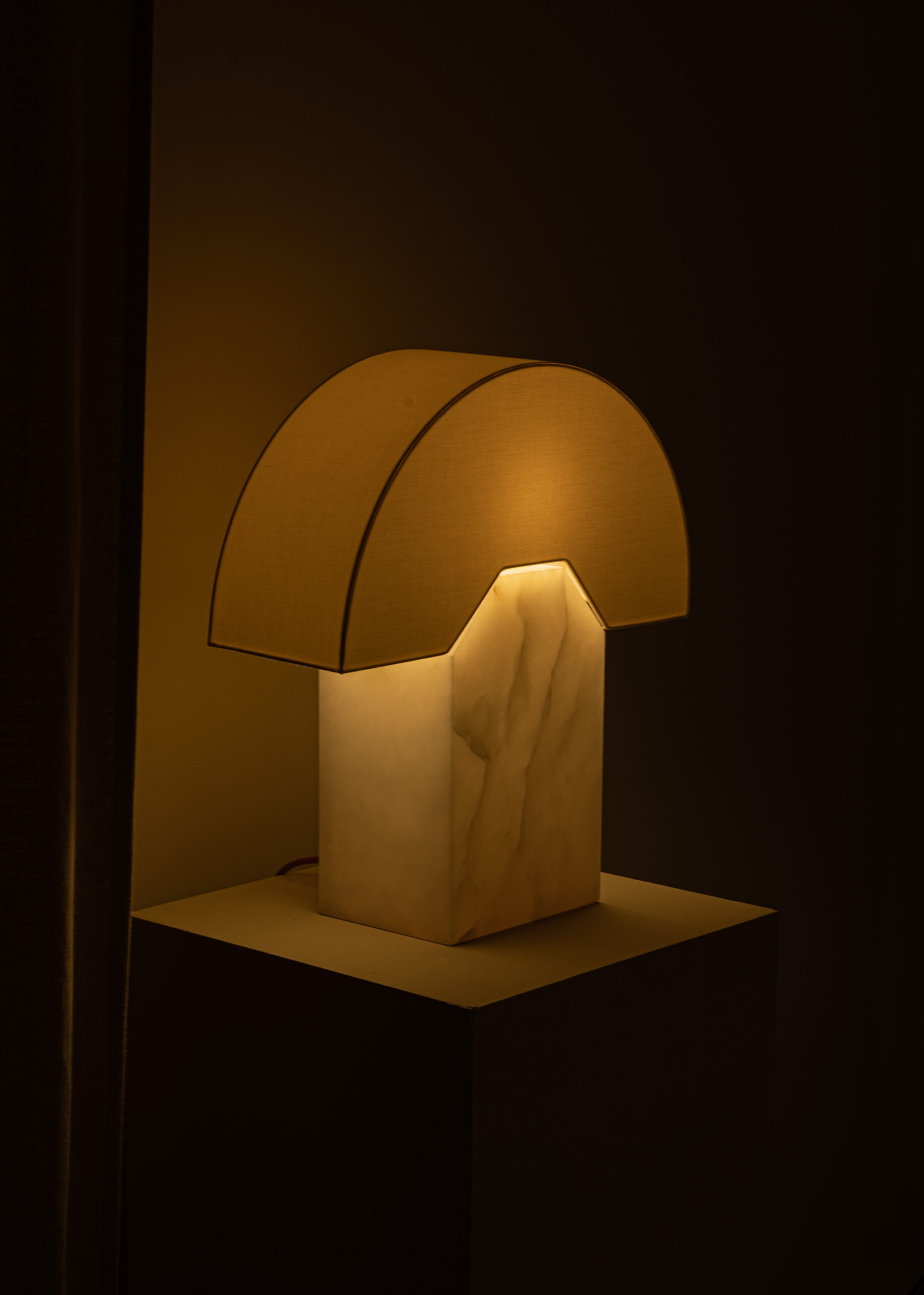 White Alabaster Edna Table Lamp by Simone & Marcel 5