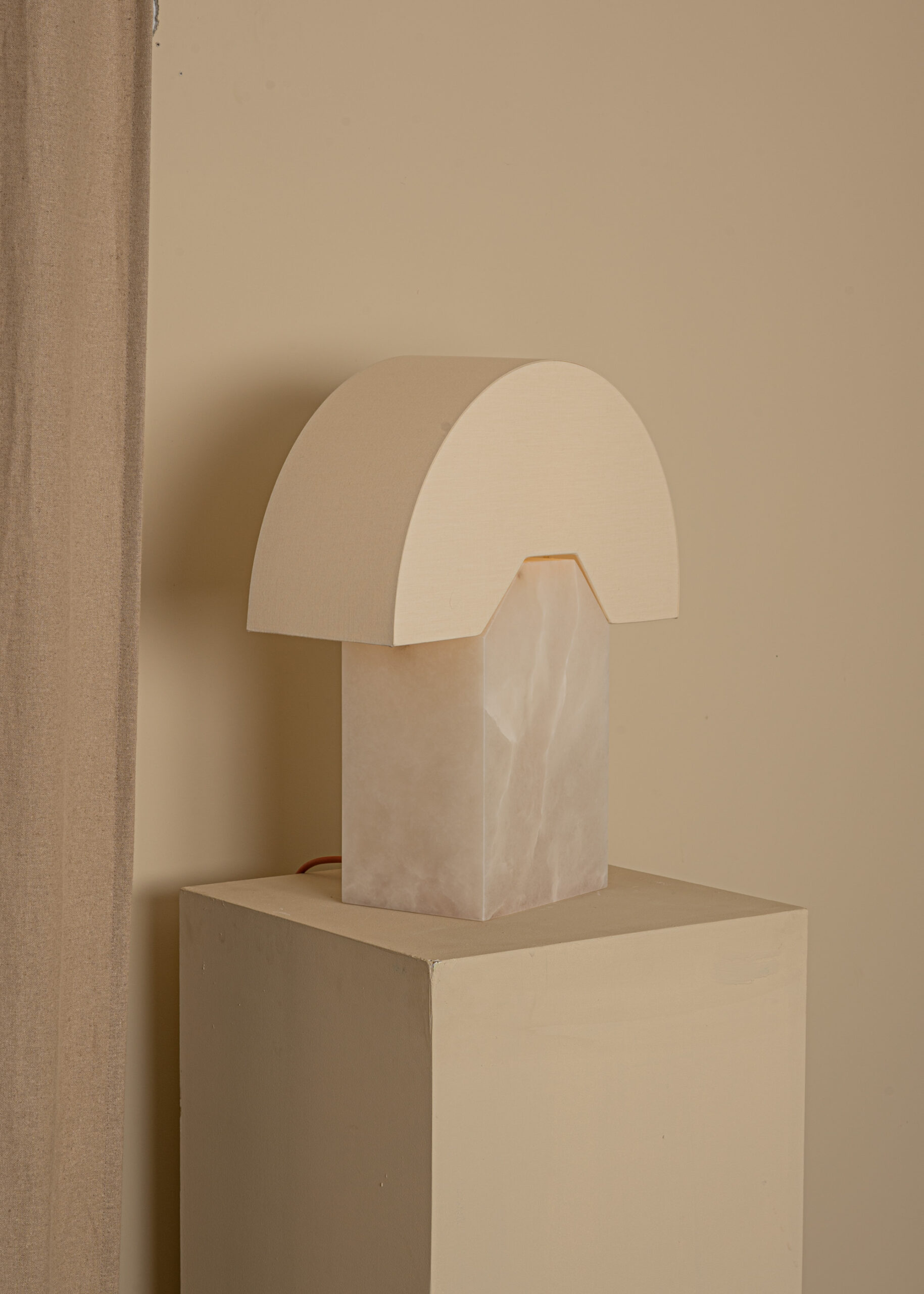 White Alabaster Edna Table Lamp by Simone & Marcel 7