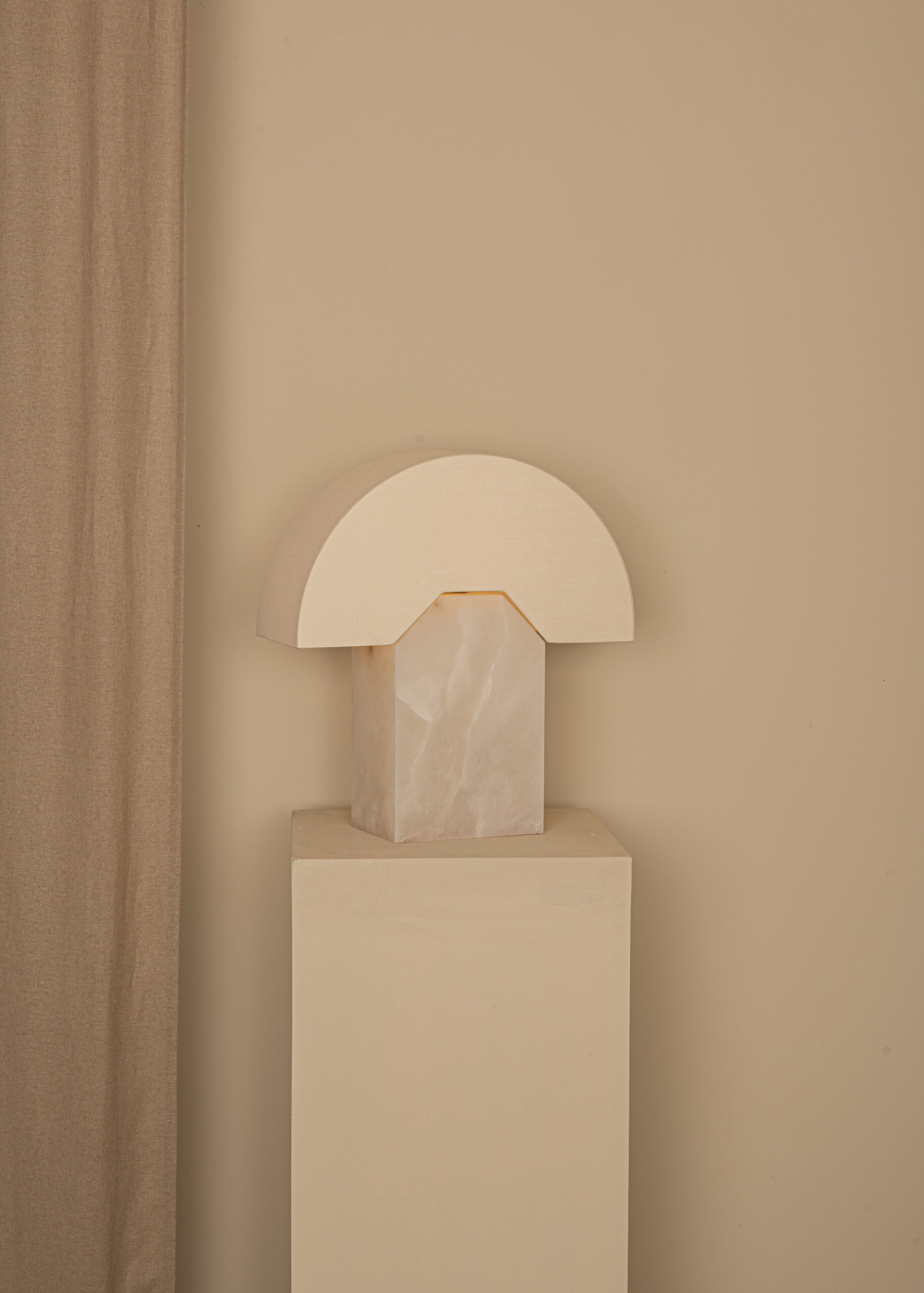 White Alabaster Edna Table Lamp by Simone & Marcel 8