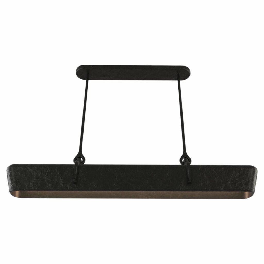 Contemporary Sculptural Axel Suspension Light in Black Bronze by Michel Amar 1